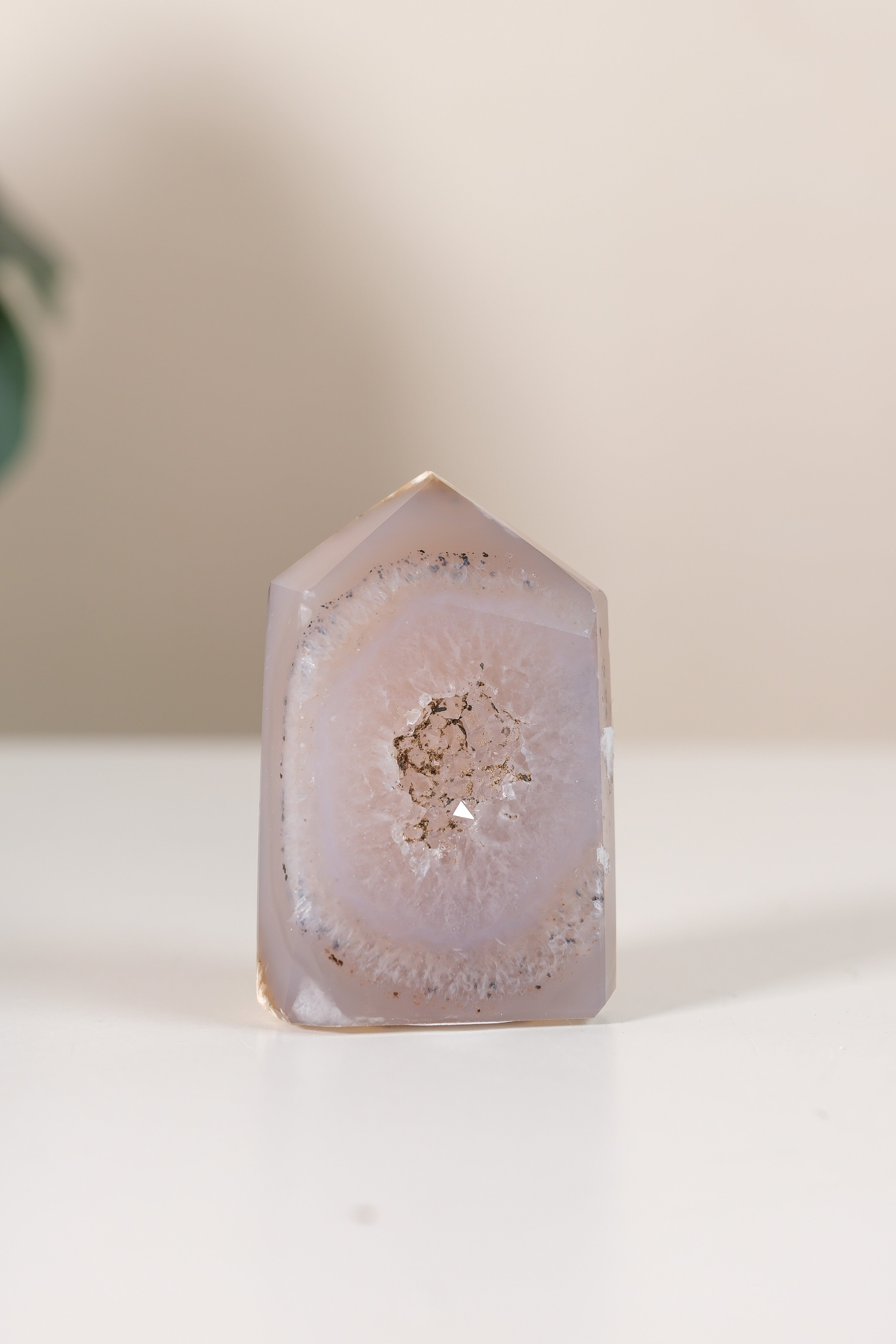 Druzy Agate Tower