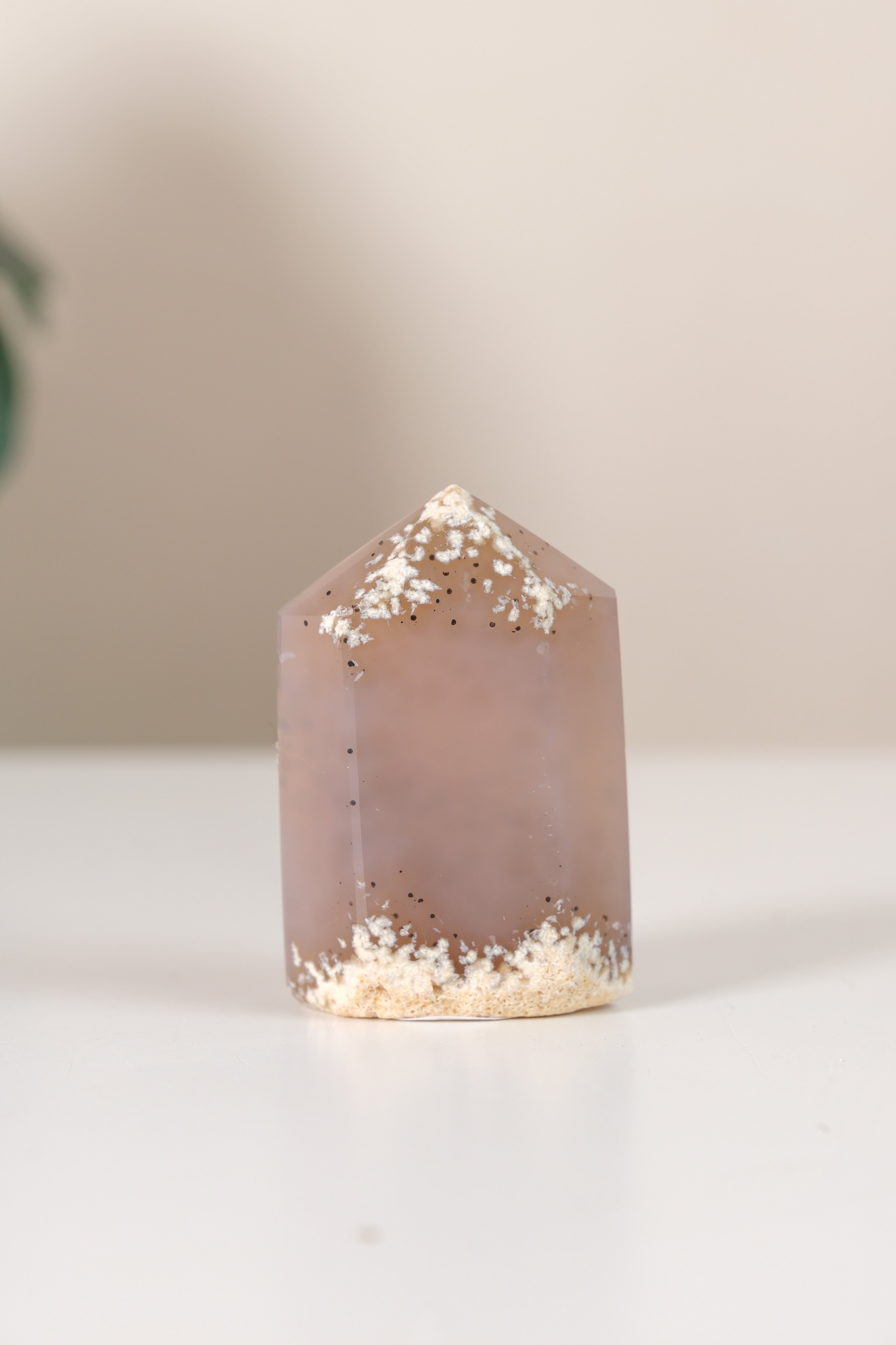 Druzy Agate Tower
