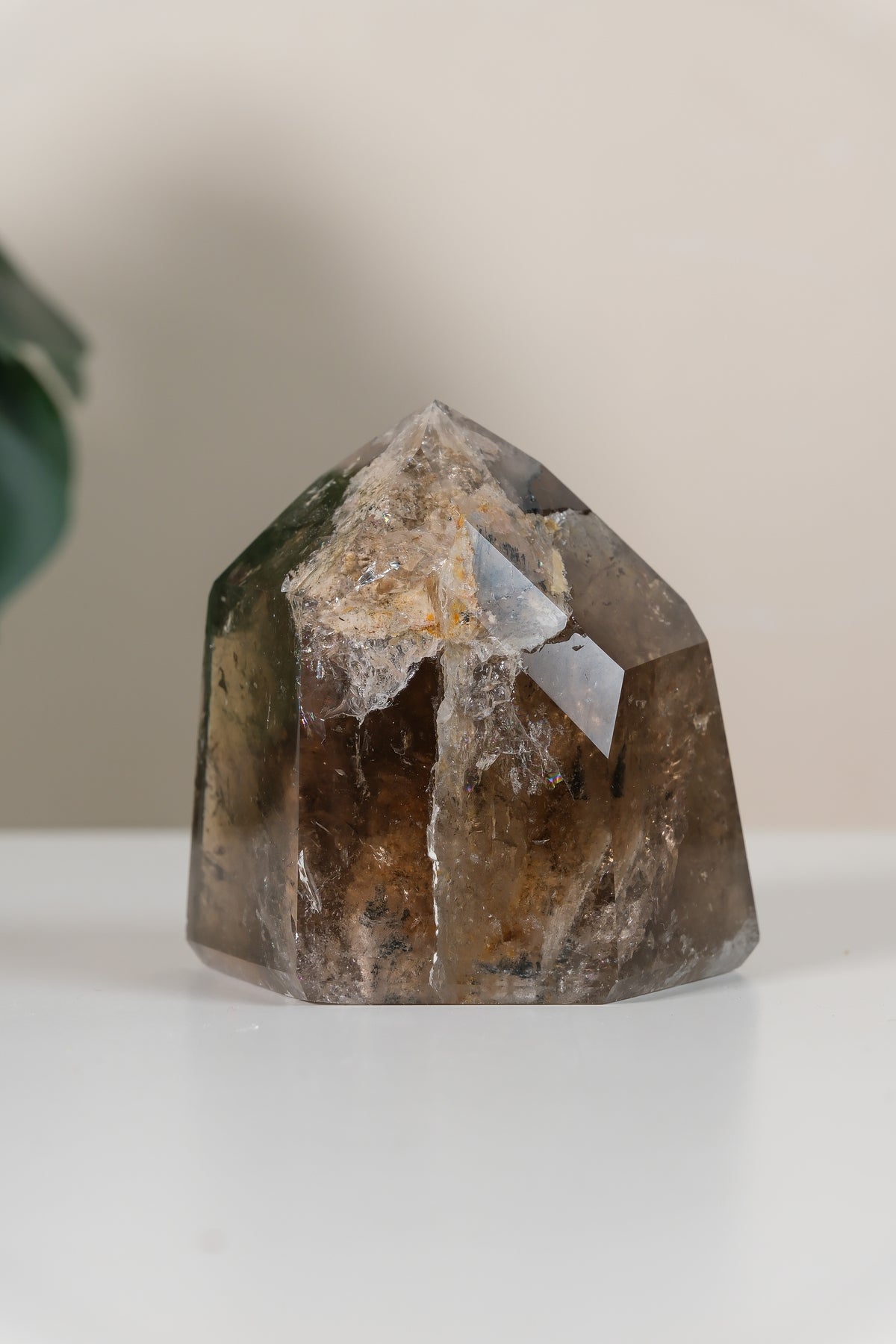 Smoky Garden Quartz Tower