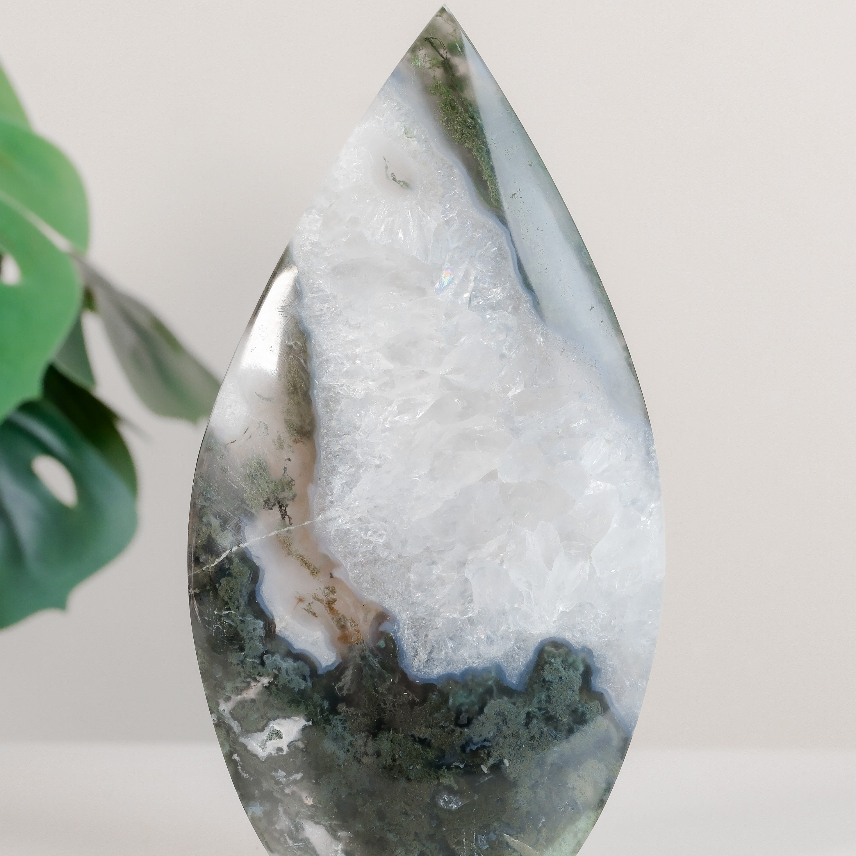 Moss Agate Flame
