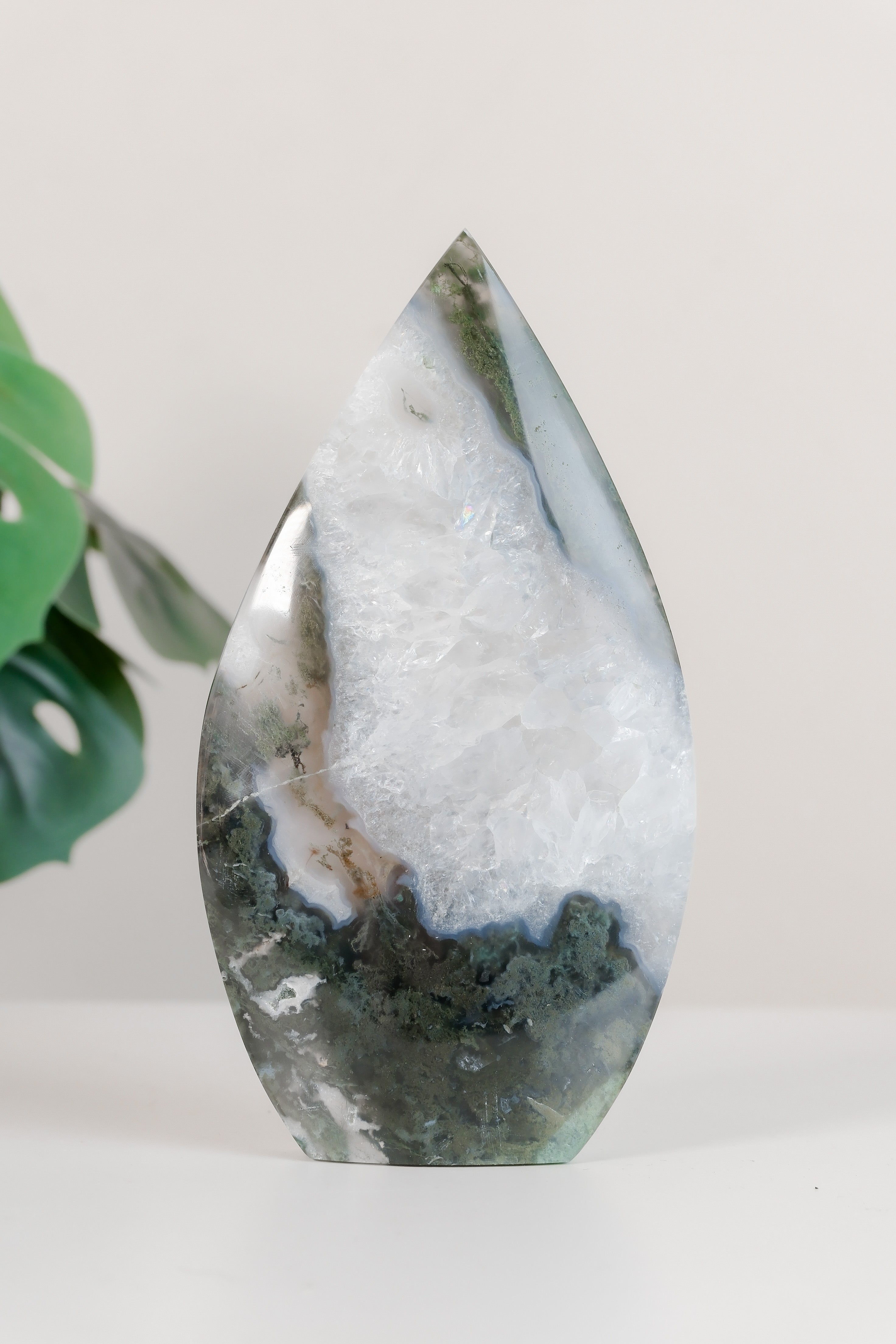 Moss Agate Flame