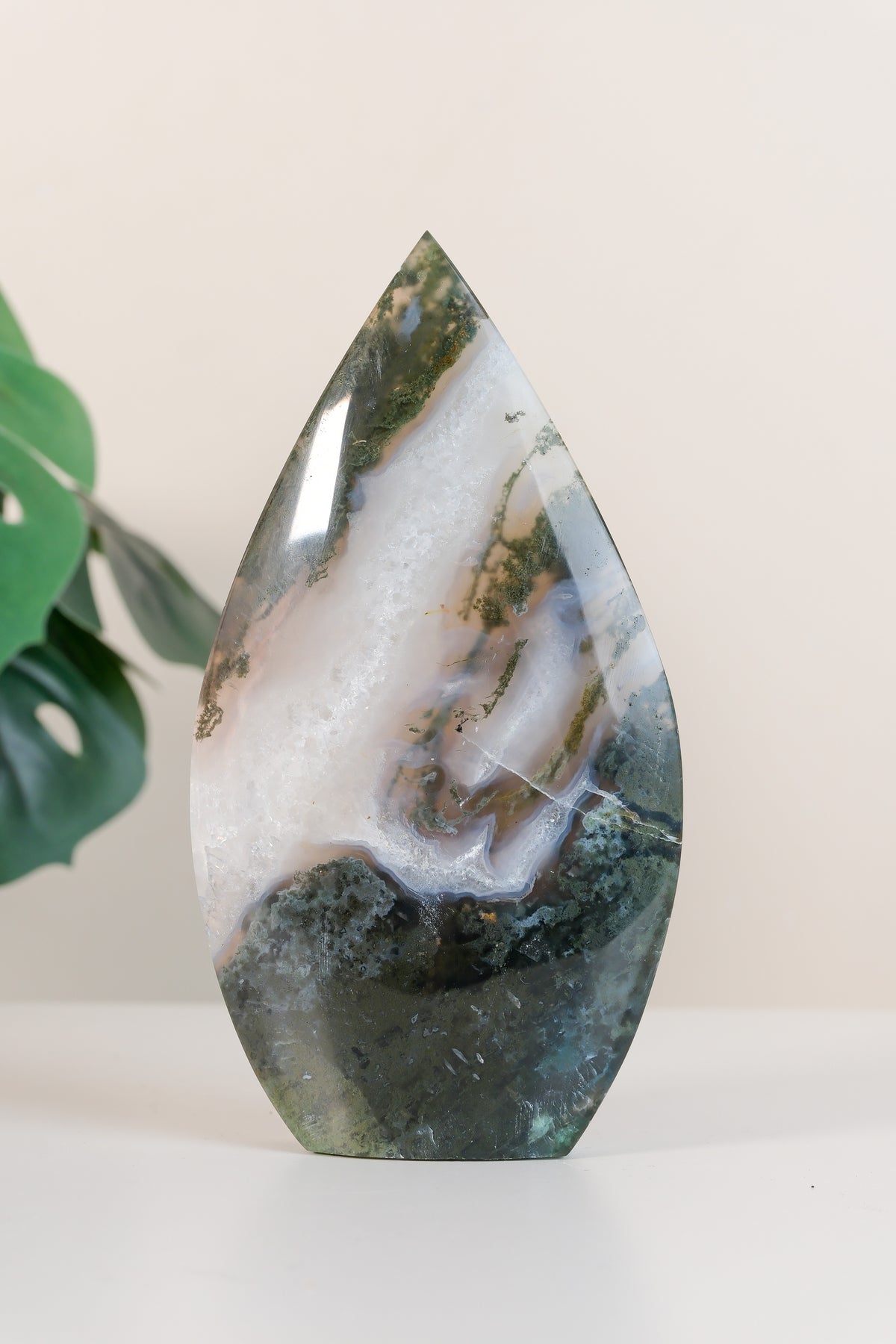 Moss Agate Flame