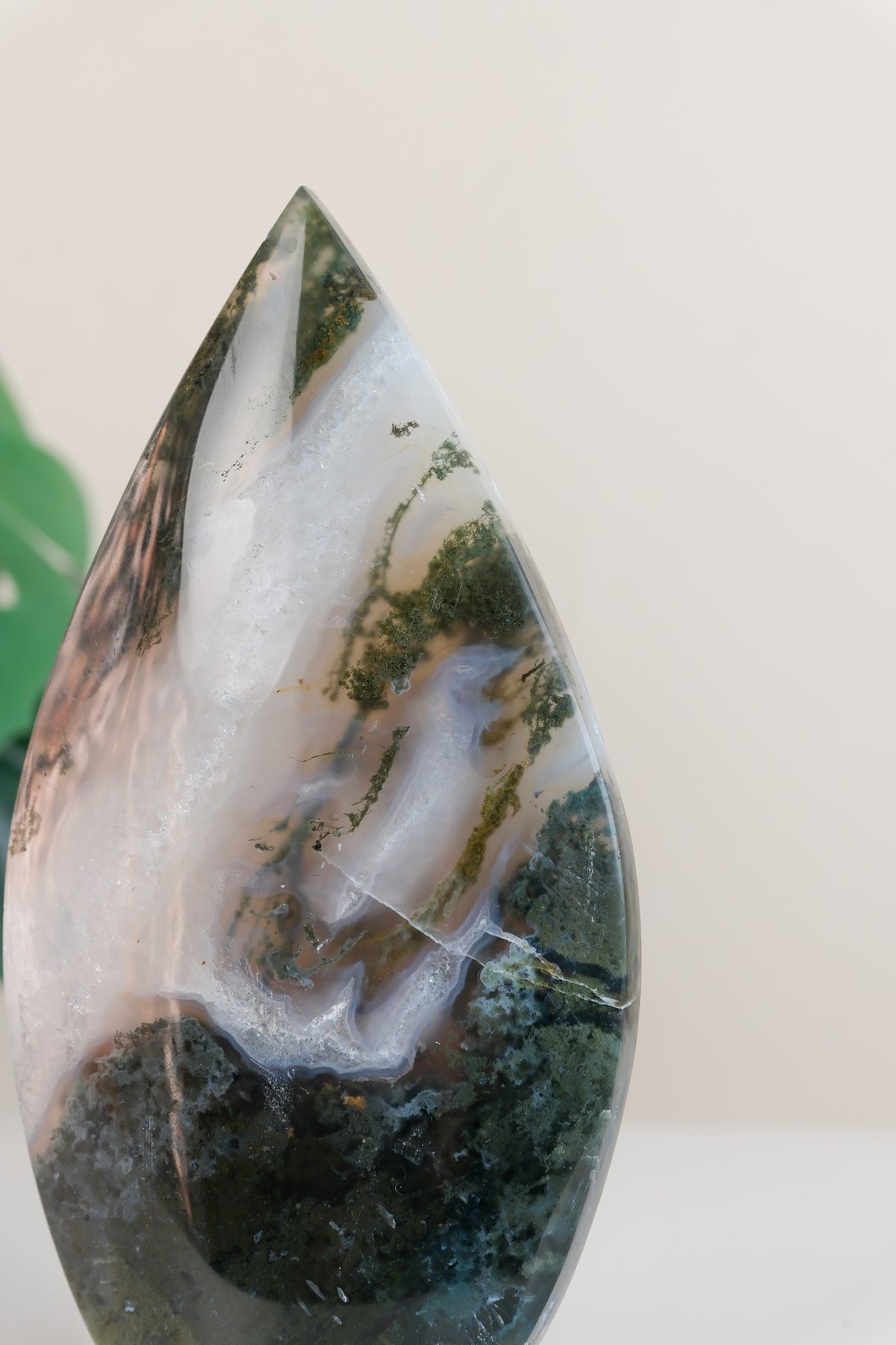 Moss Agate Flame
