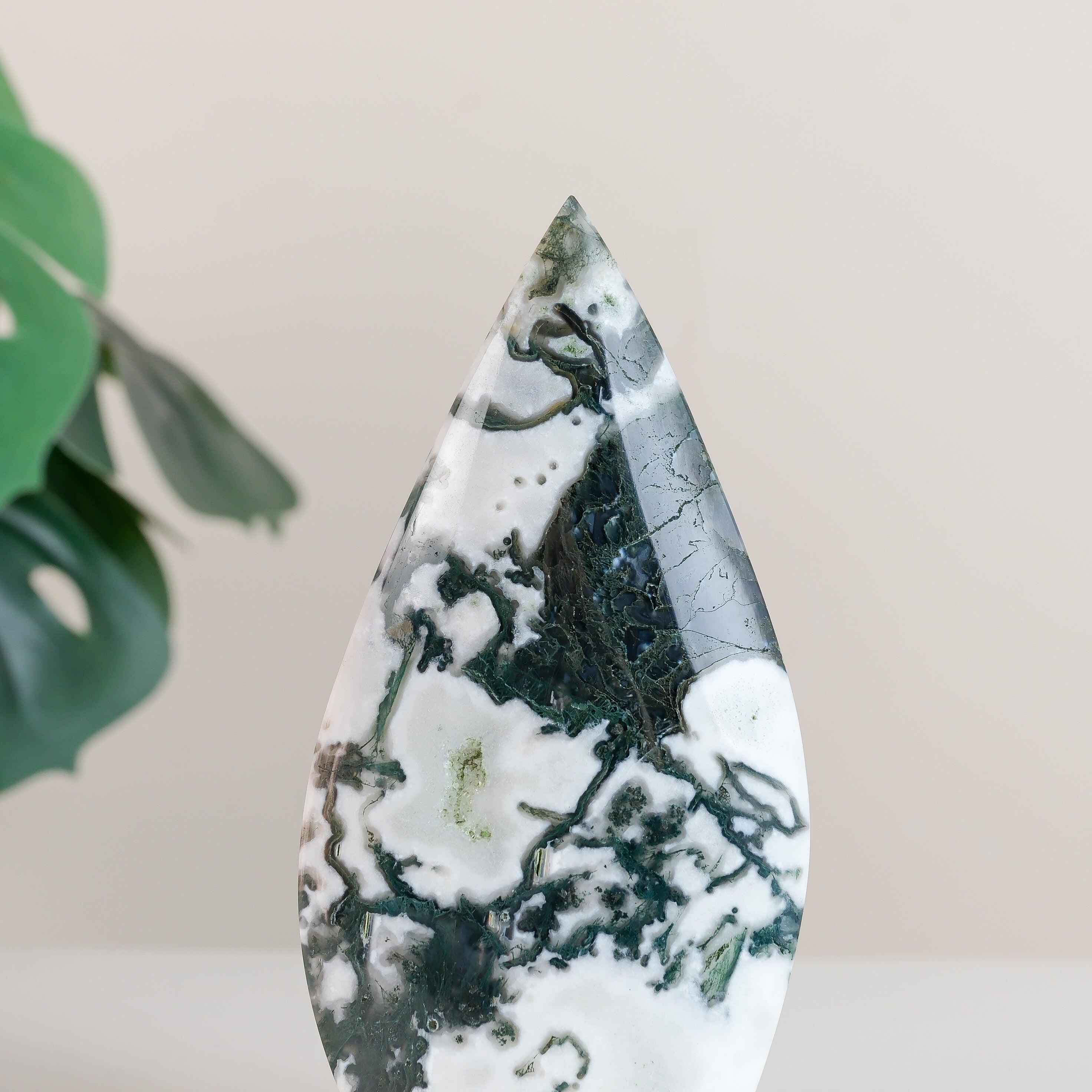 Moss Agate Flame