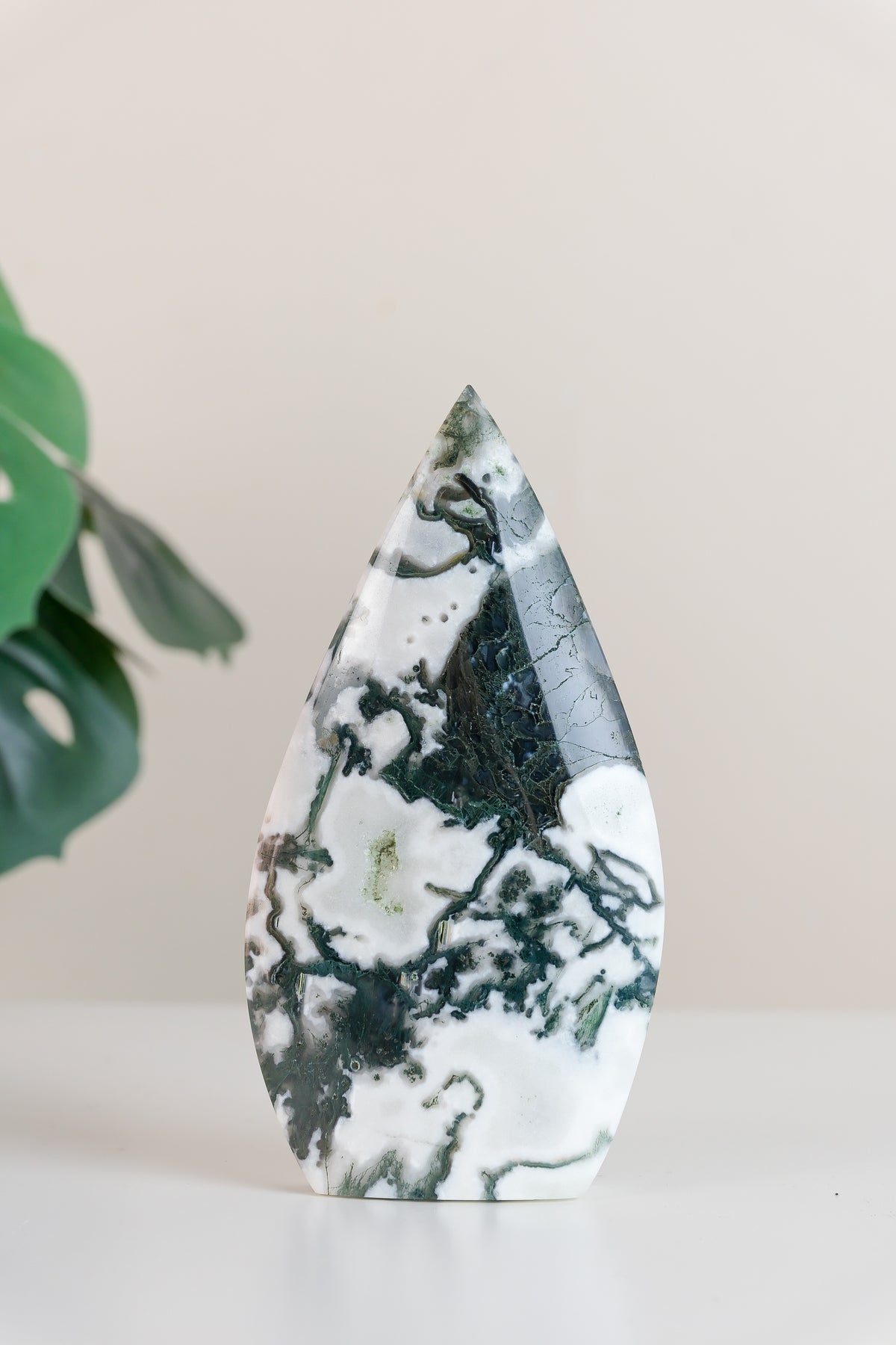 Moss Agate Flame