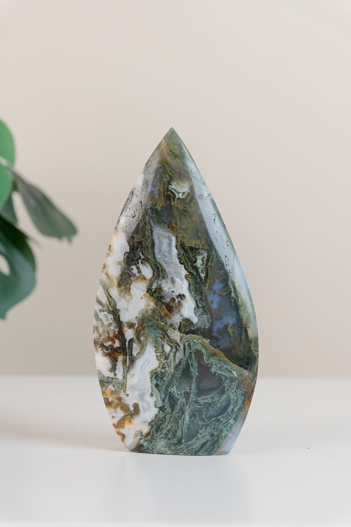 Moss Agate Flame