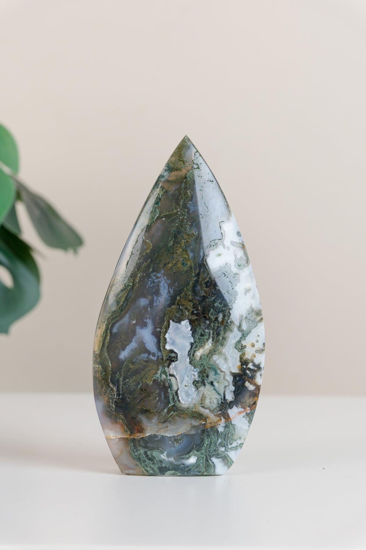 Moss Agate Flame
