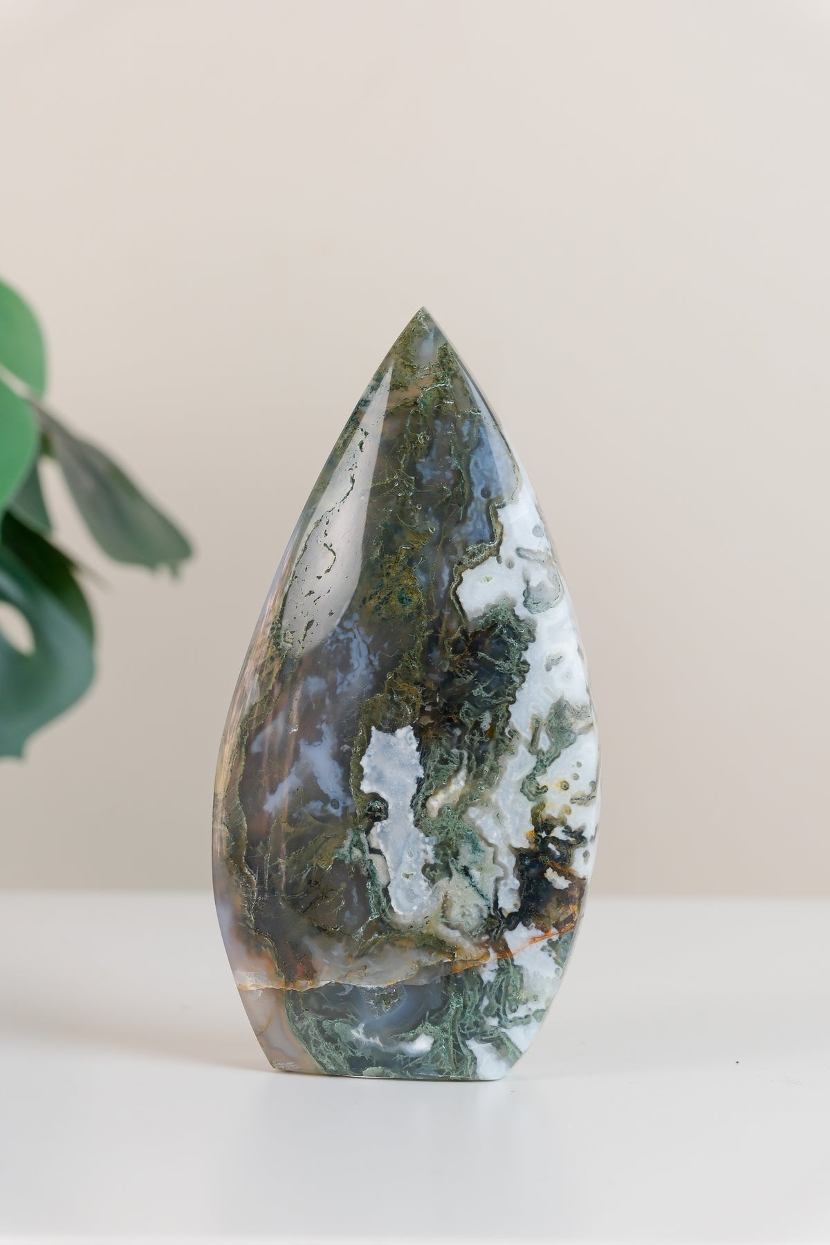 Moss Agate Flame
