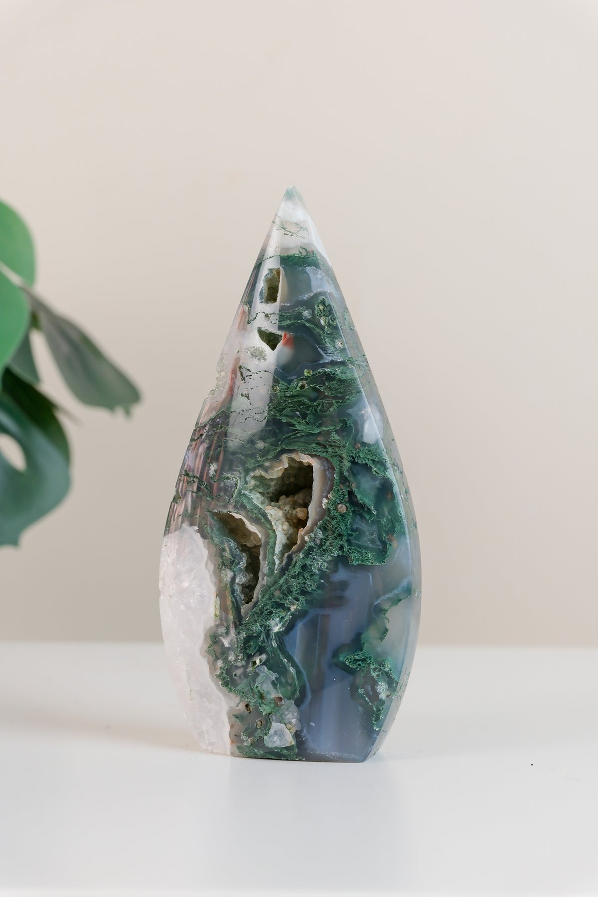 Moss Agate Flame