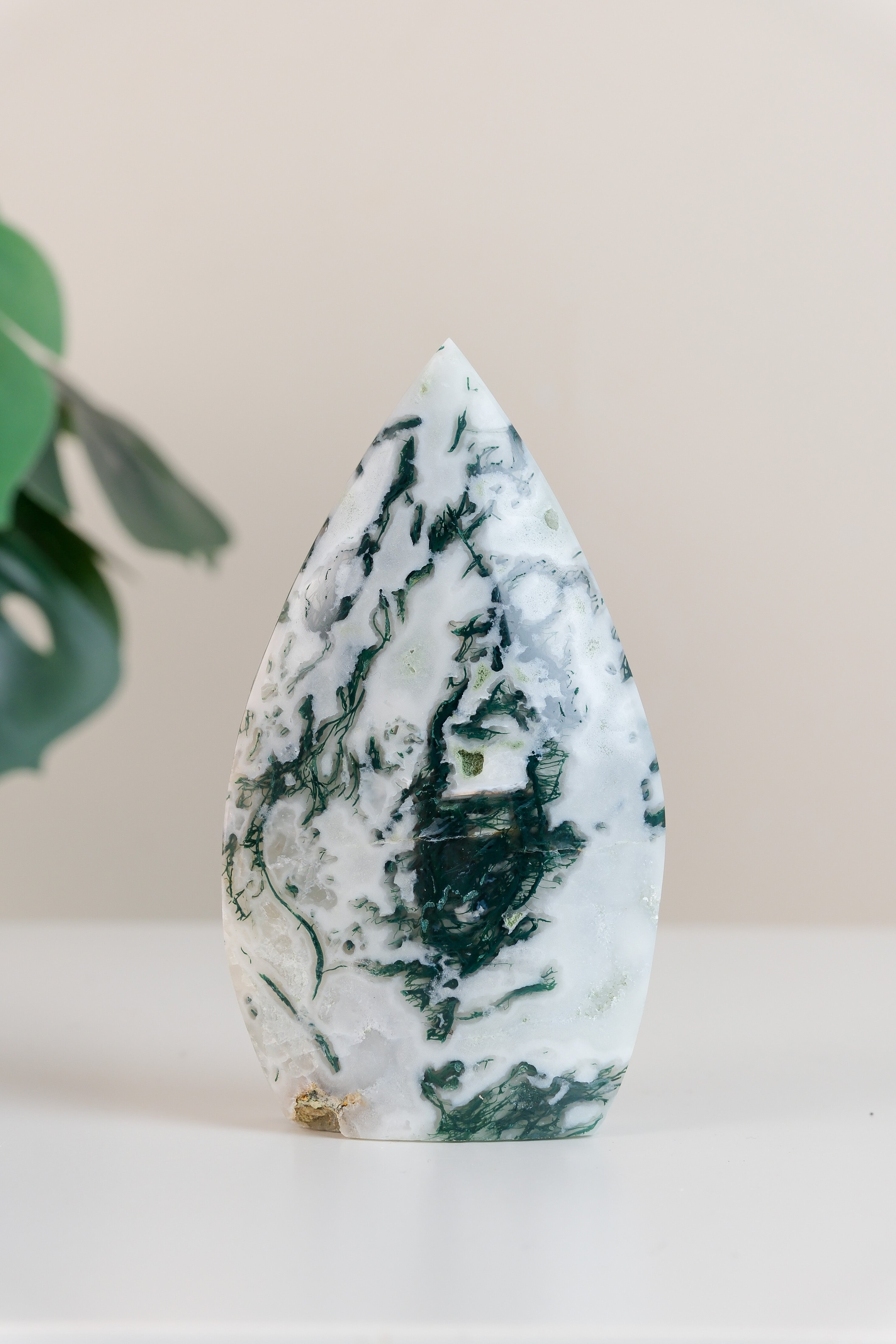 Moss Agate Flame