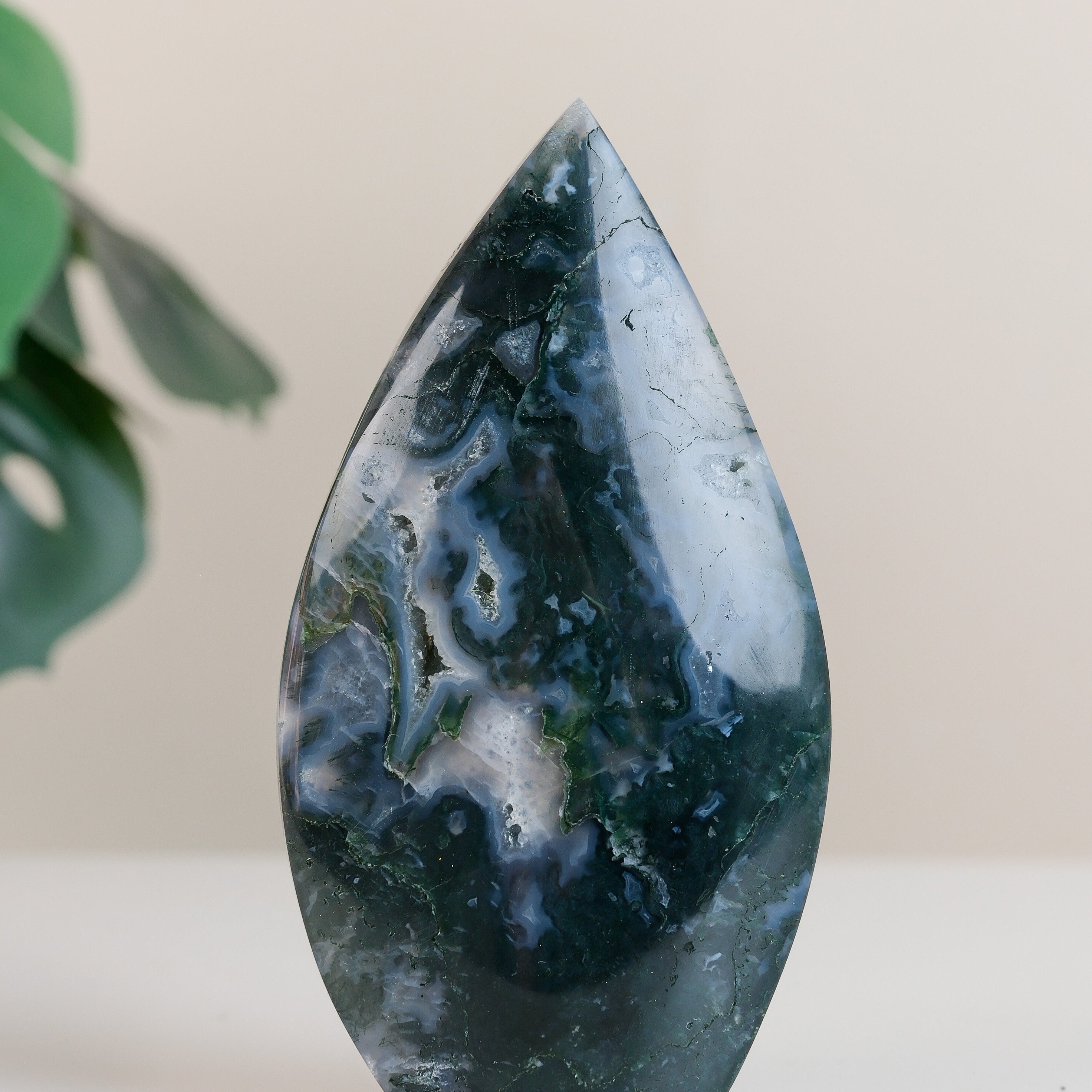 Moss Agate Flame