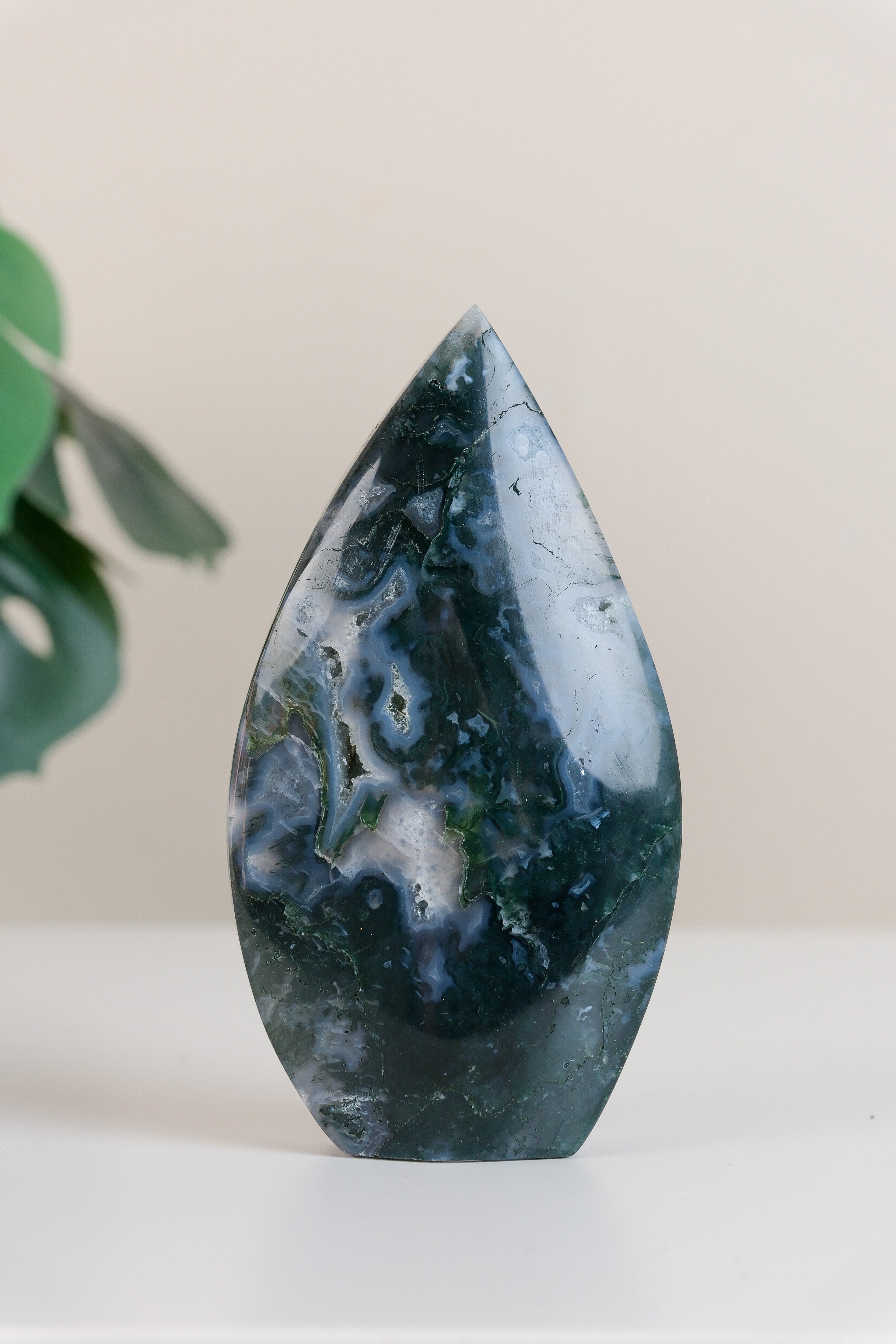 Moss Agate Flame