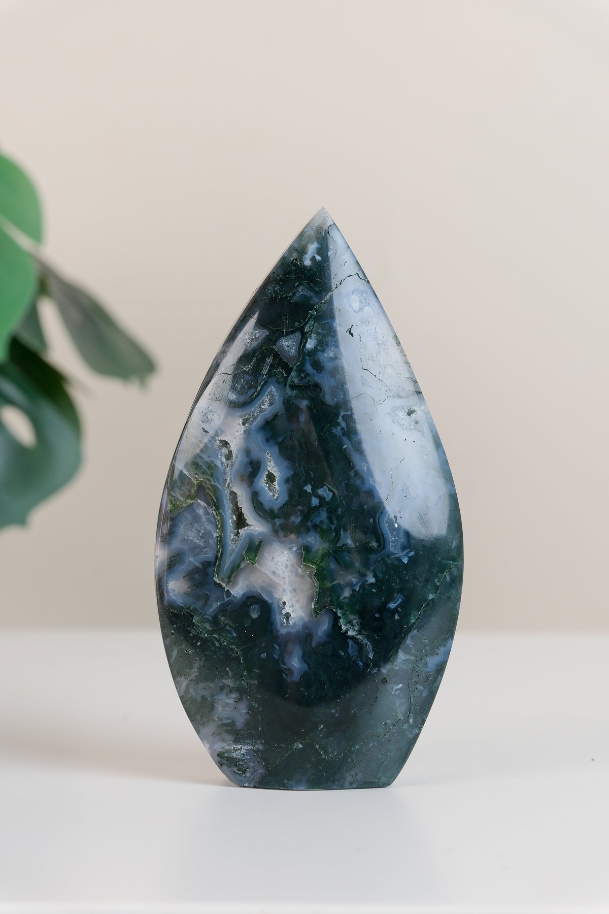 Moss Agate Flame