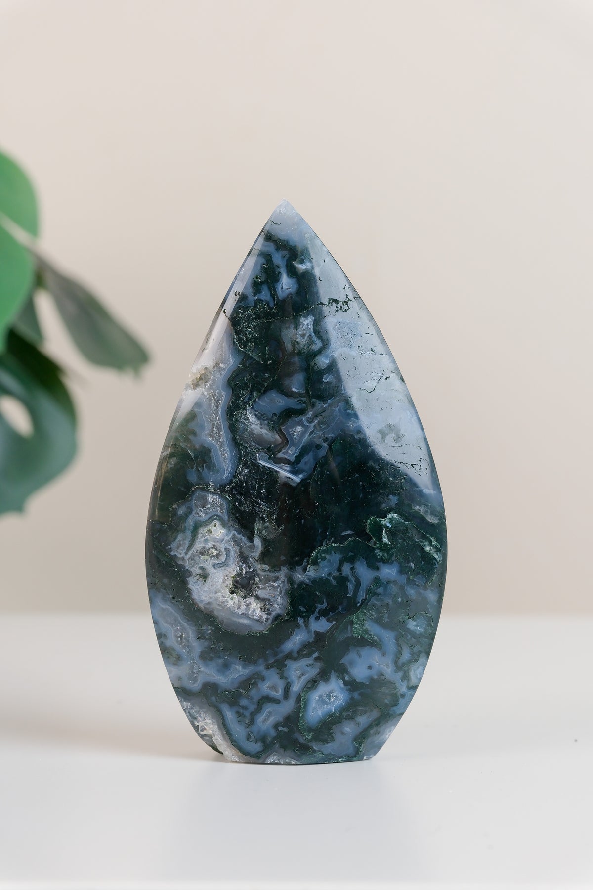 Moss Agate Flame