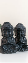 Black Obsidian Buddha