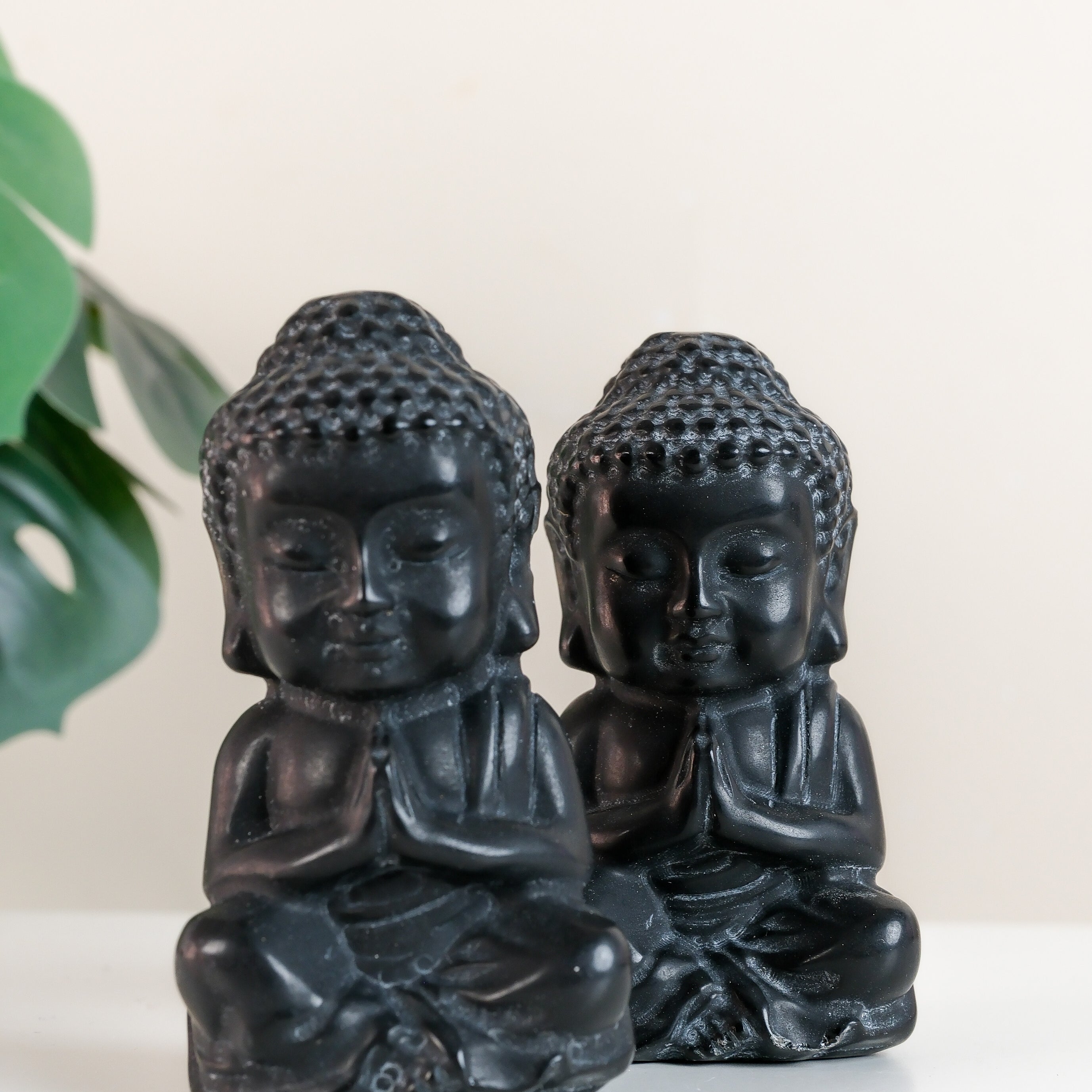 Black Obsidian Buddha