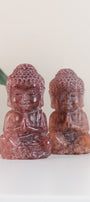 Strawberry Quartz Buddha