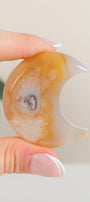 Flower Agate Moon