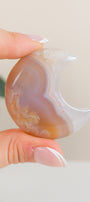 Flower Agate Moon