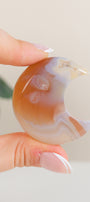 Flower Agate Moon