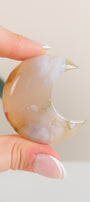 Flower Agate Moon