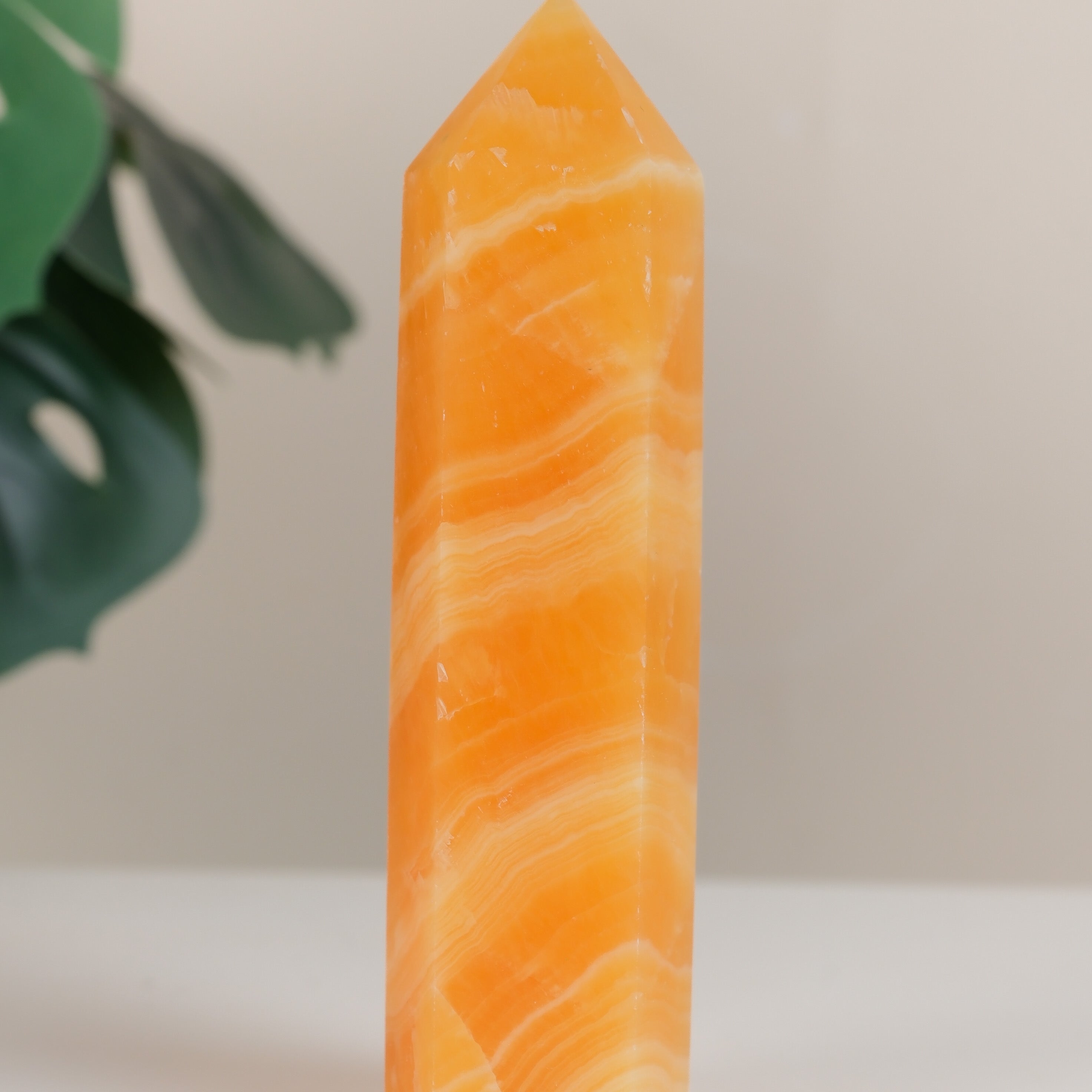 Orange Calcite Tower