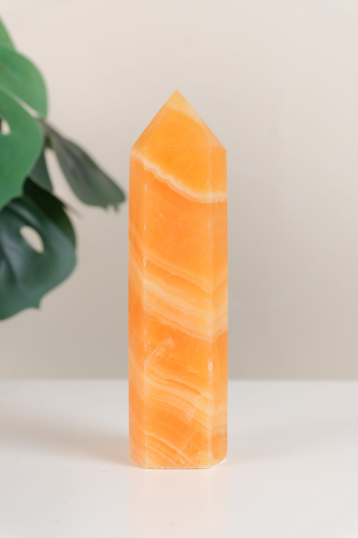 Orange Calcite Tower