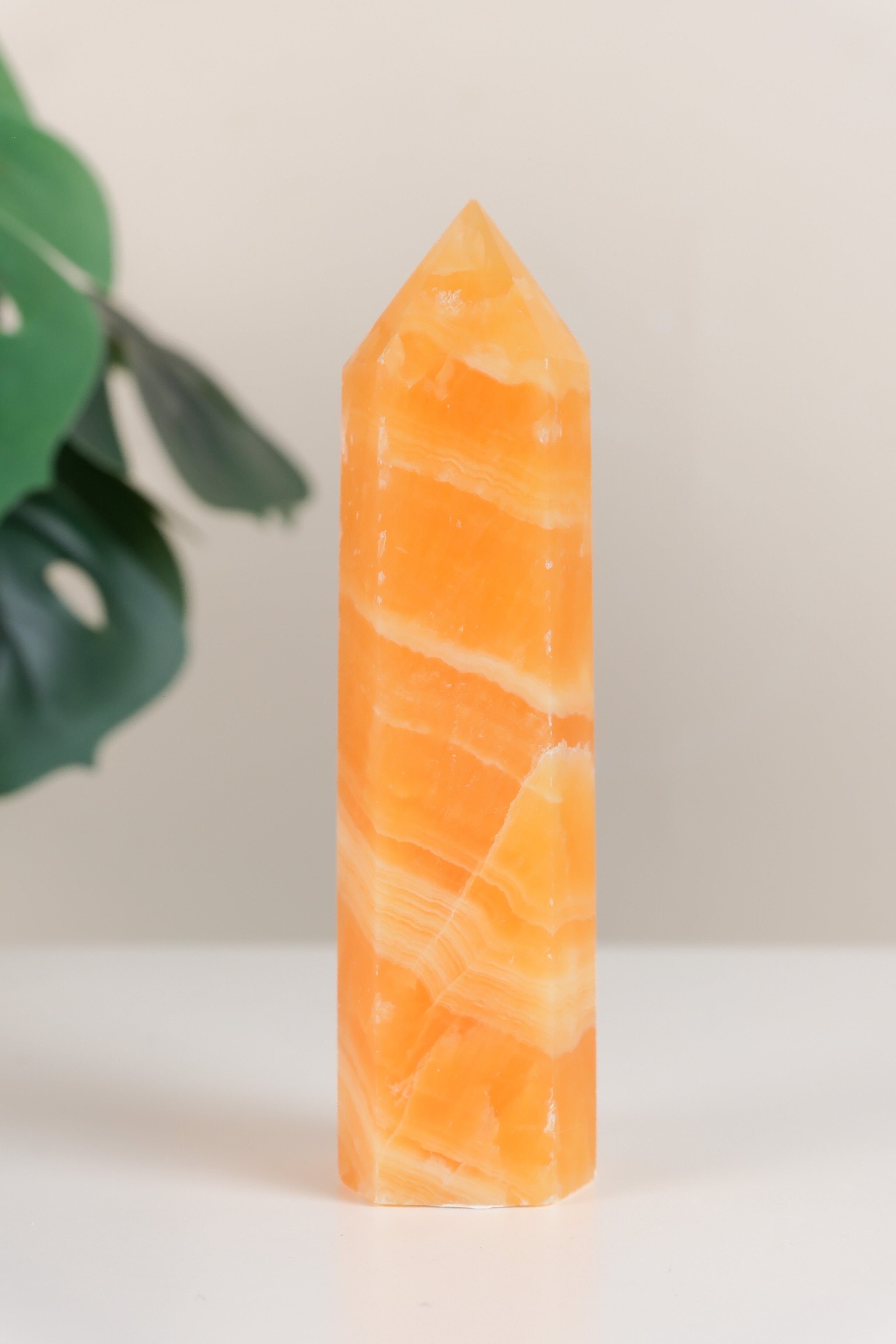 Orange Calcite Tower