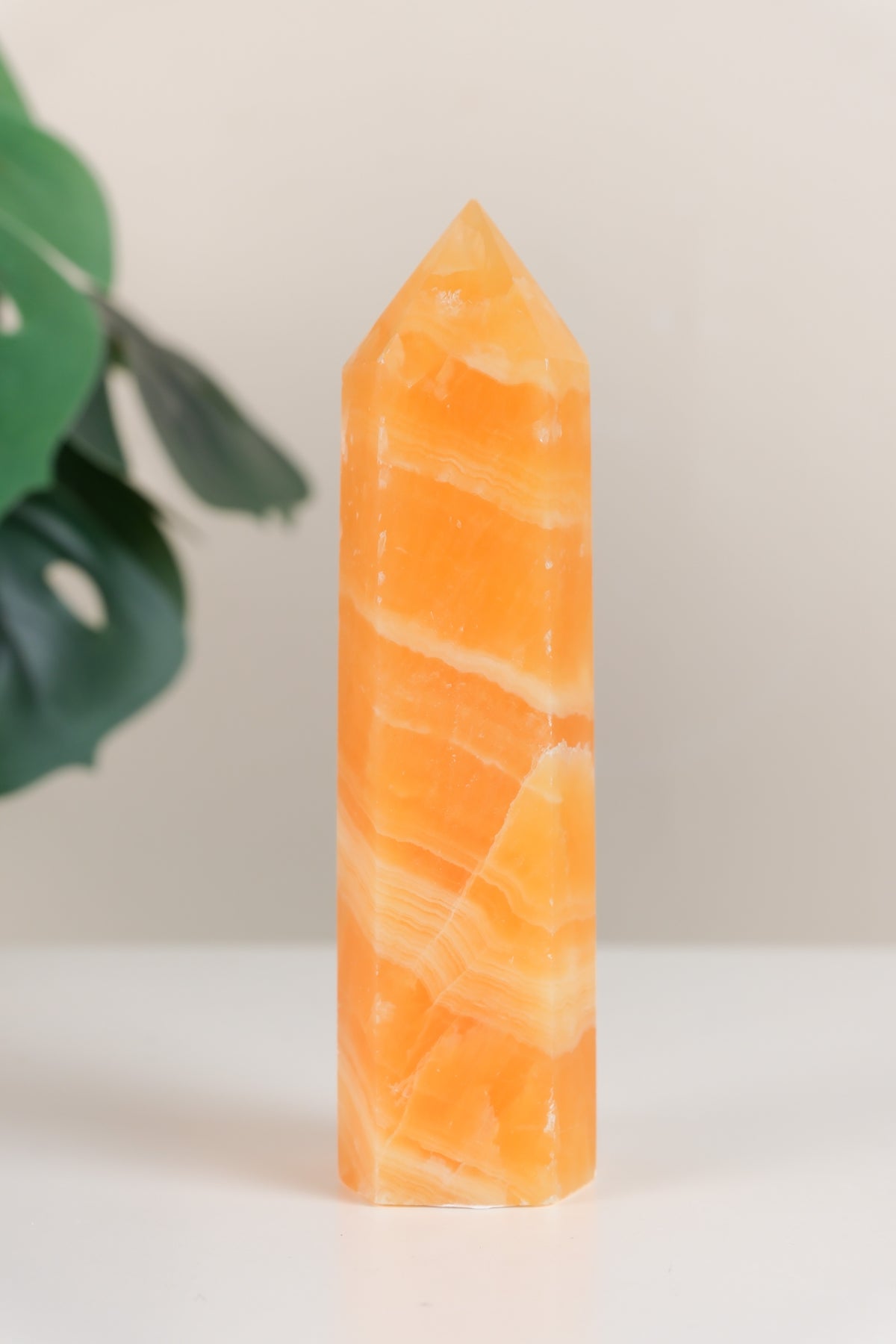 Orange Calcite Tower
