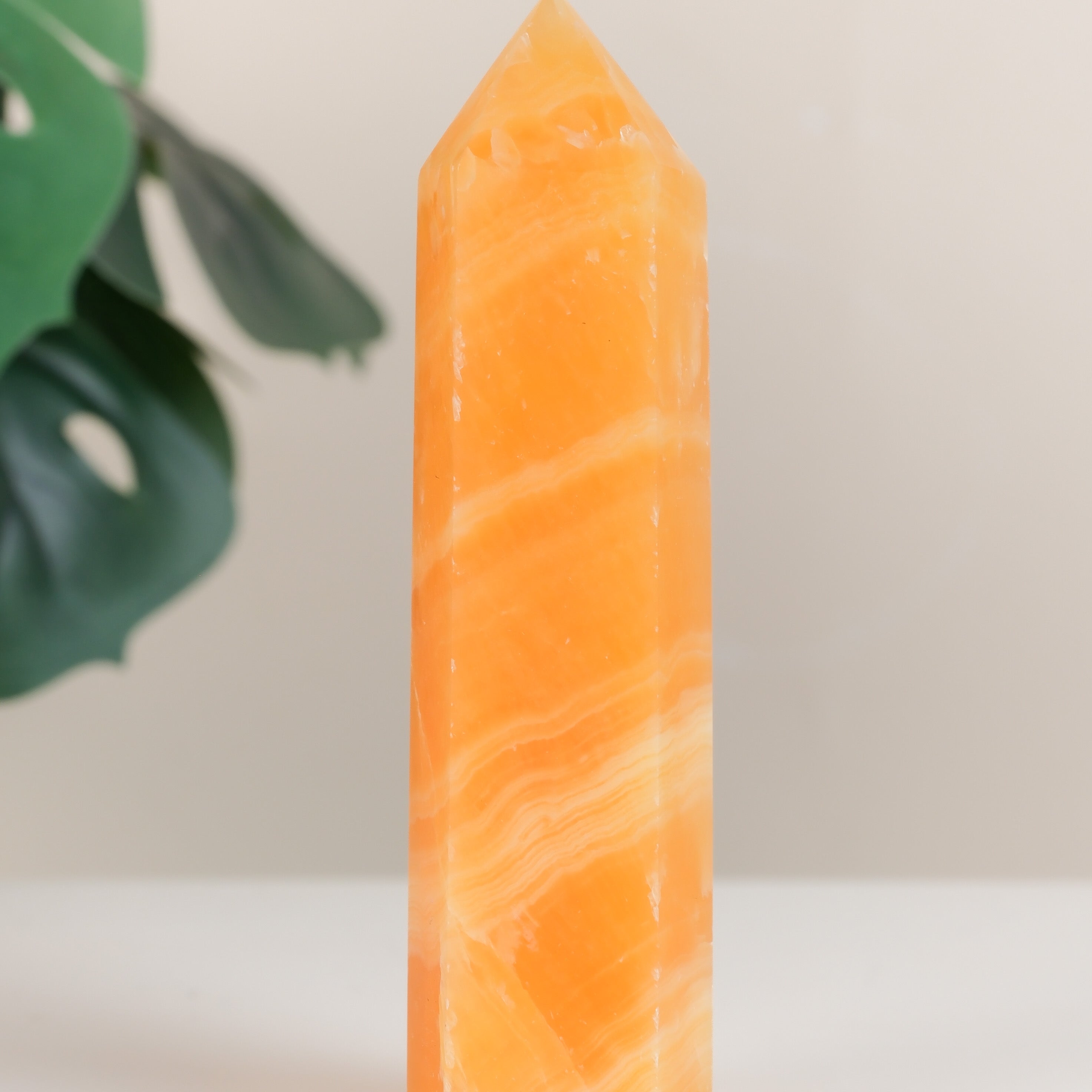 Orange Calcite Tower