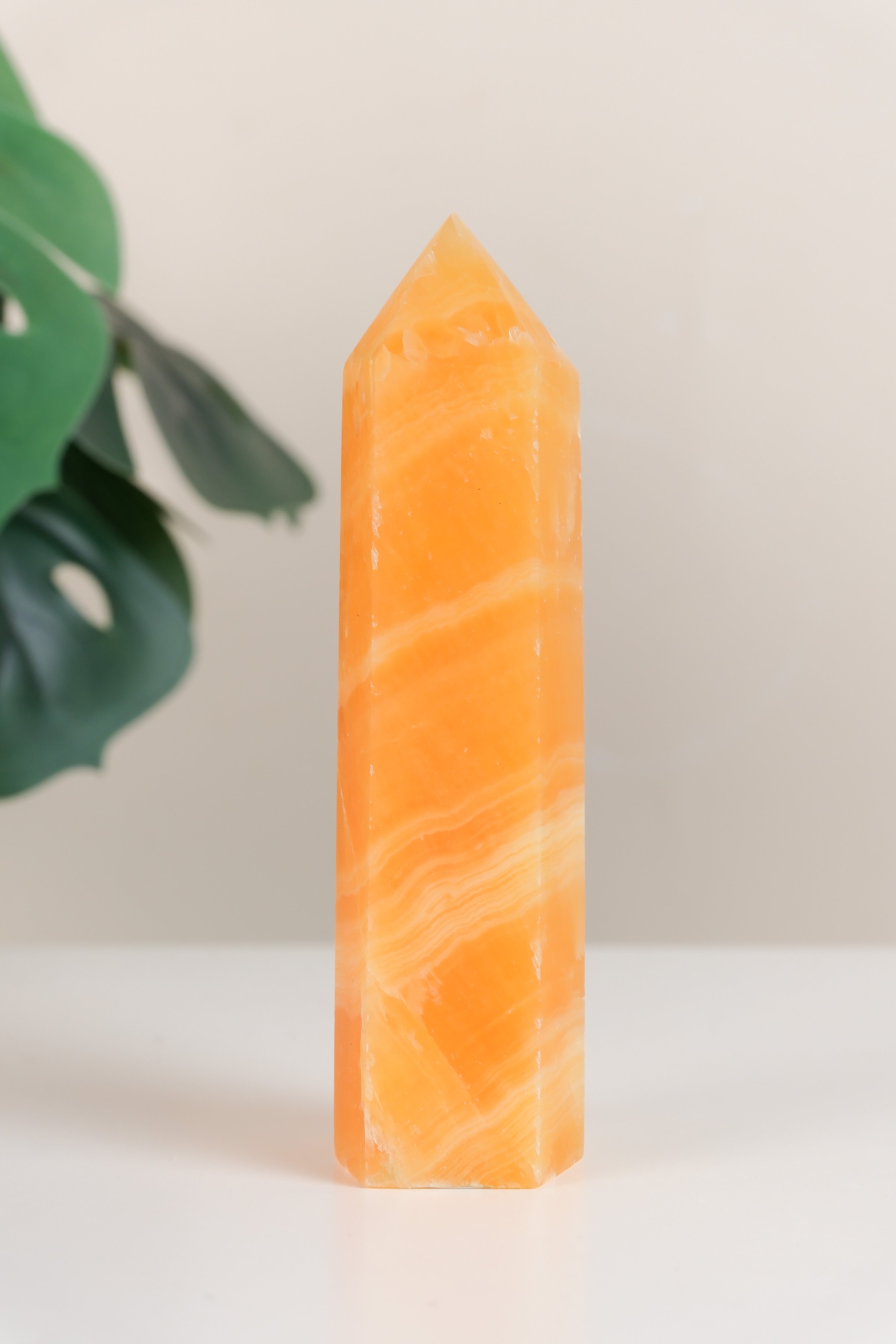 Orange Calcite Tower