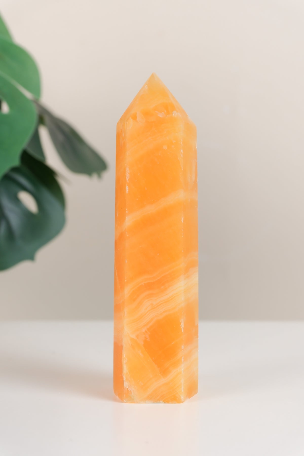 Orange Calcite Tower