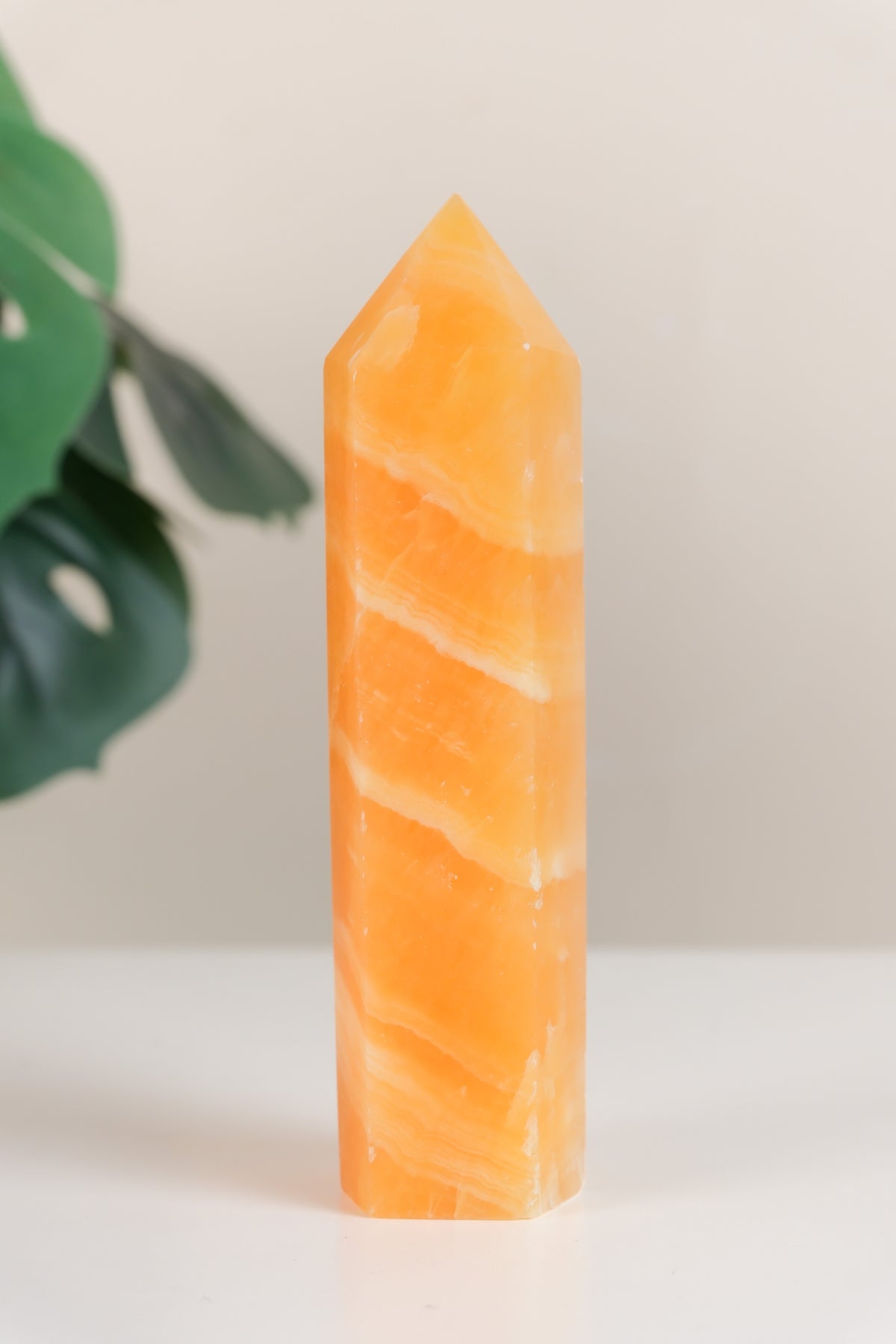 Orange Calcite Tower