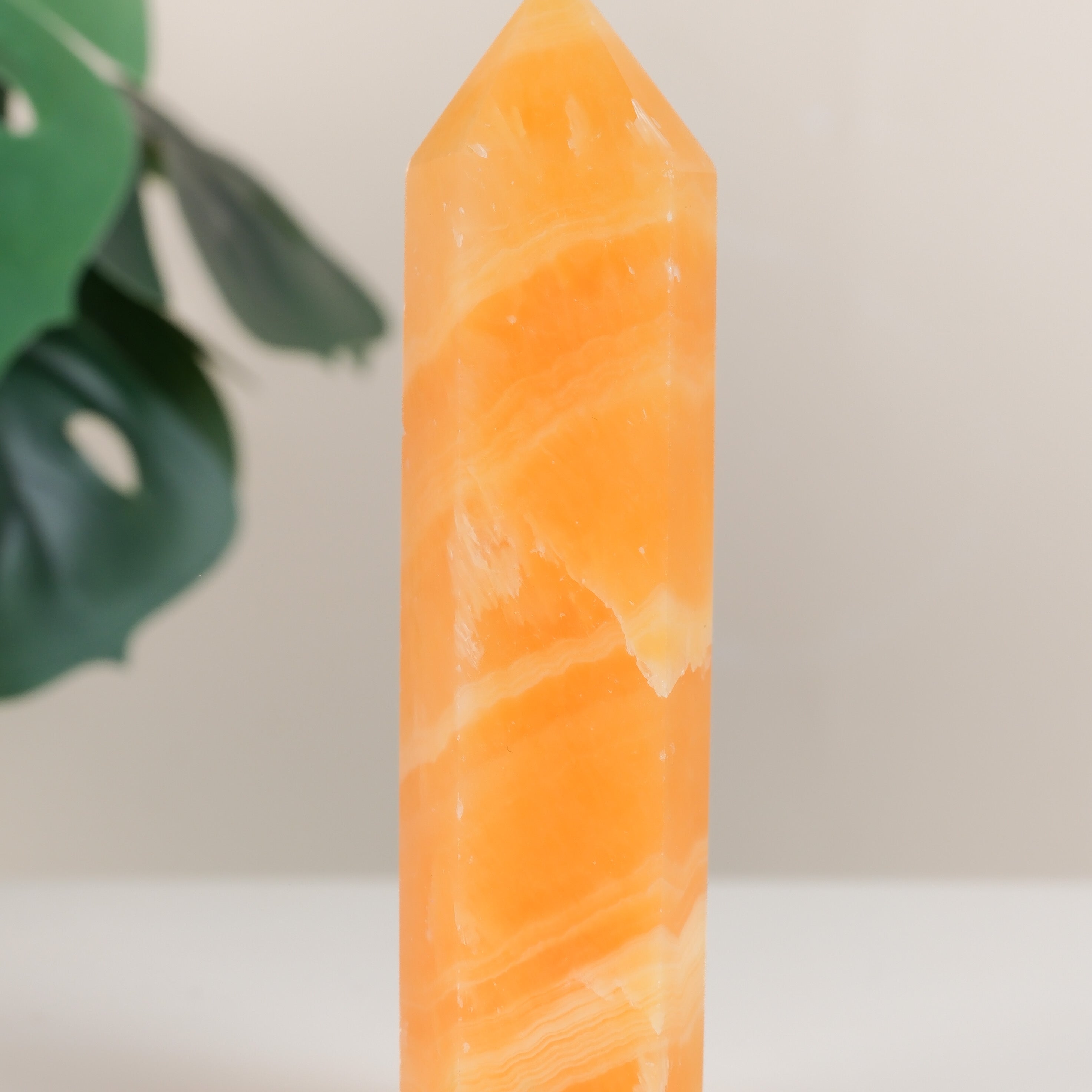 Orange Calcite Tower