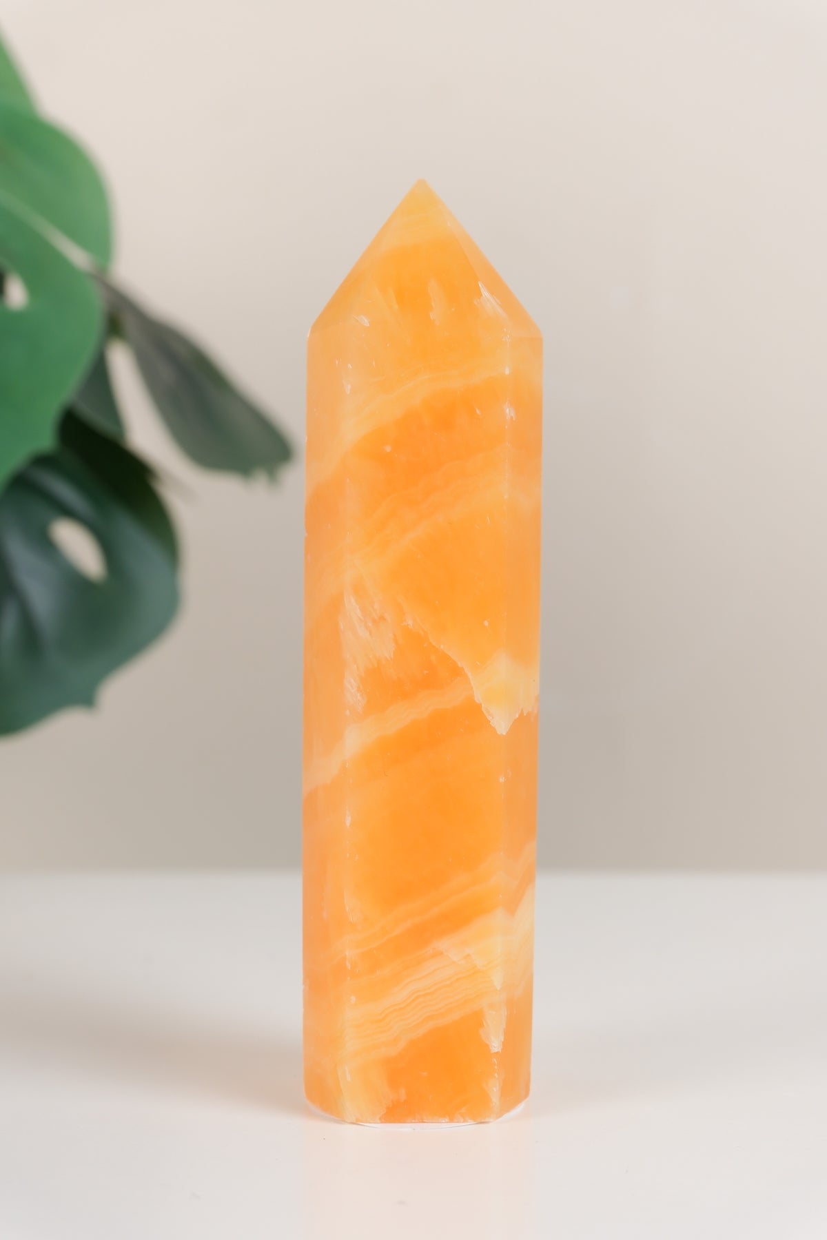 Orange Calcite Tower