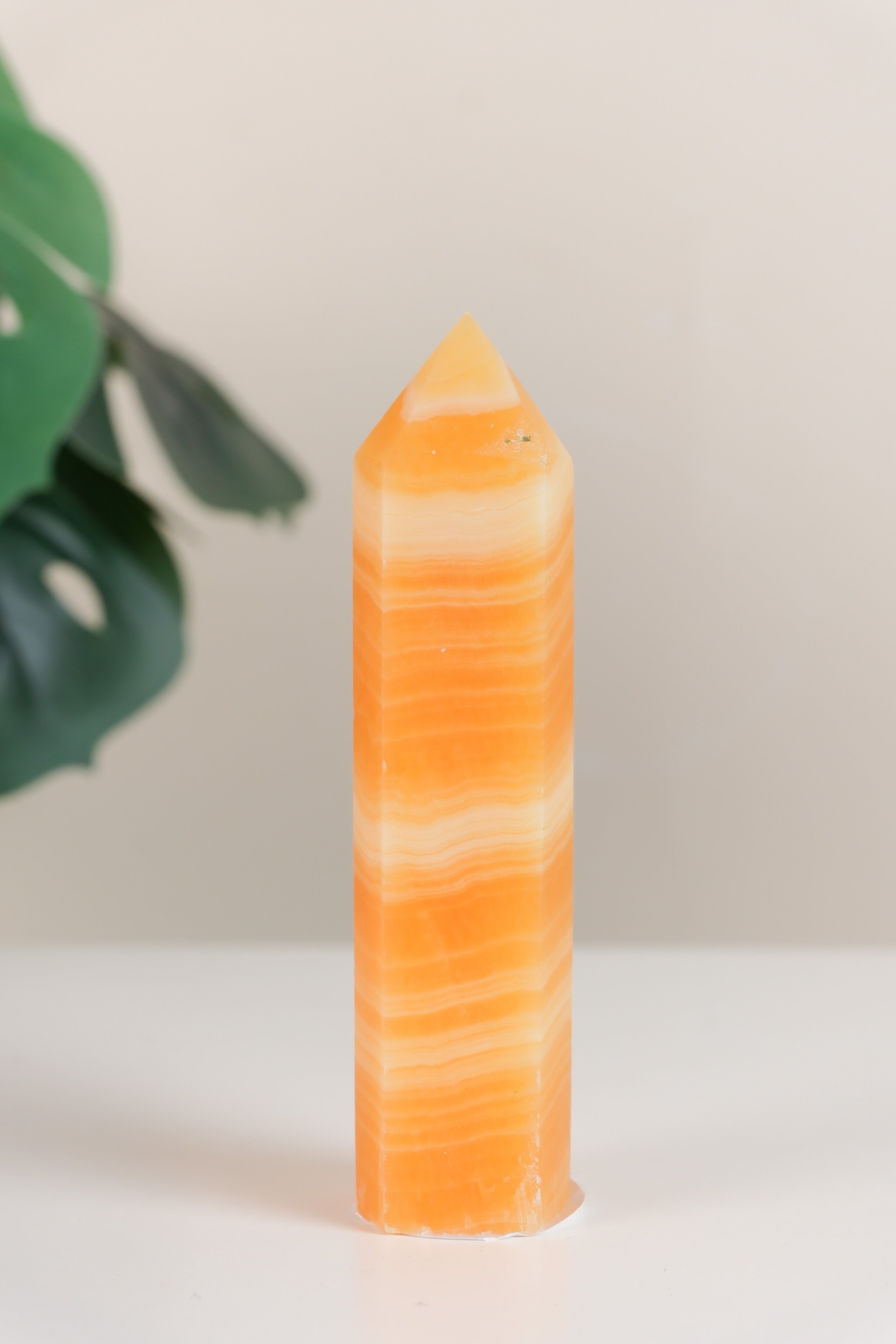 Orange Calcite Tower