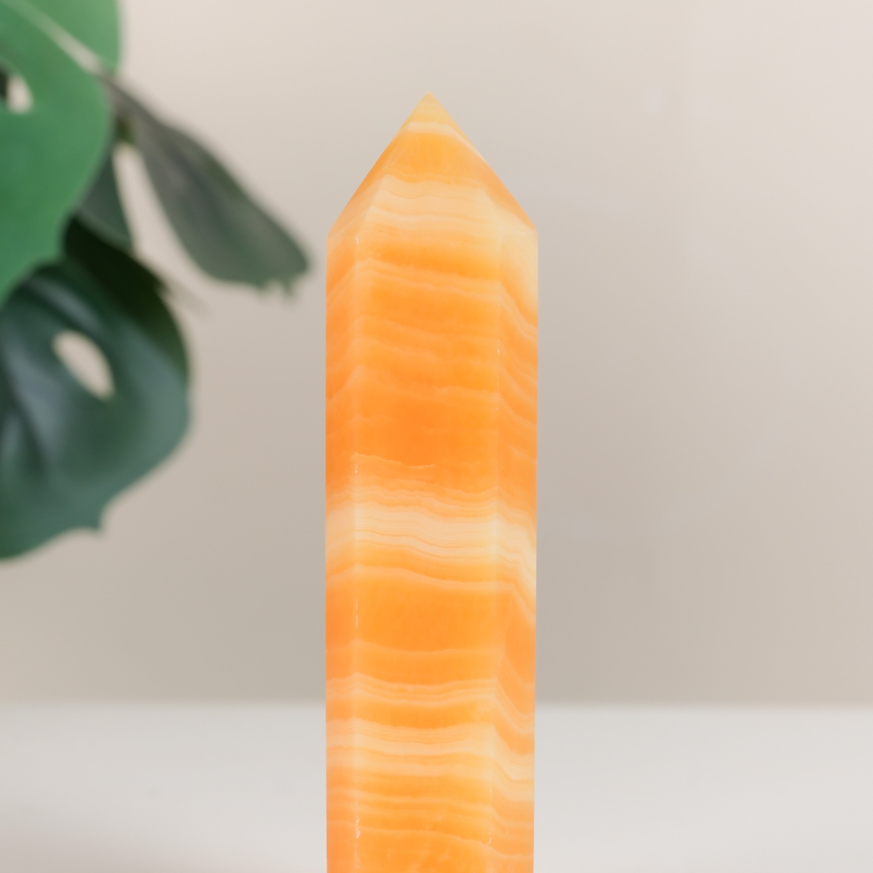 Orange Calcite Tower