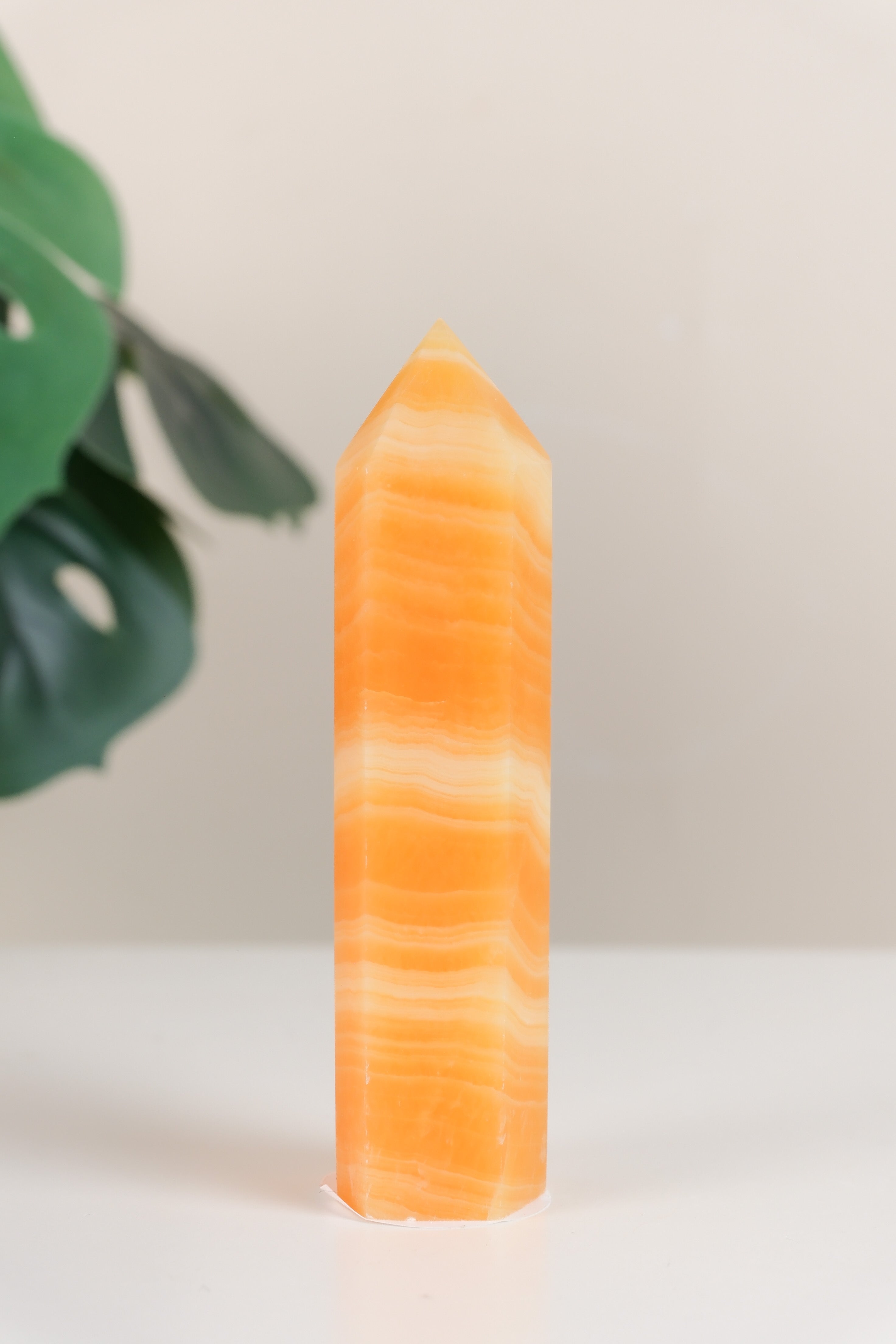 Orange Calcite Tower