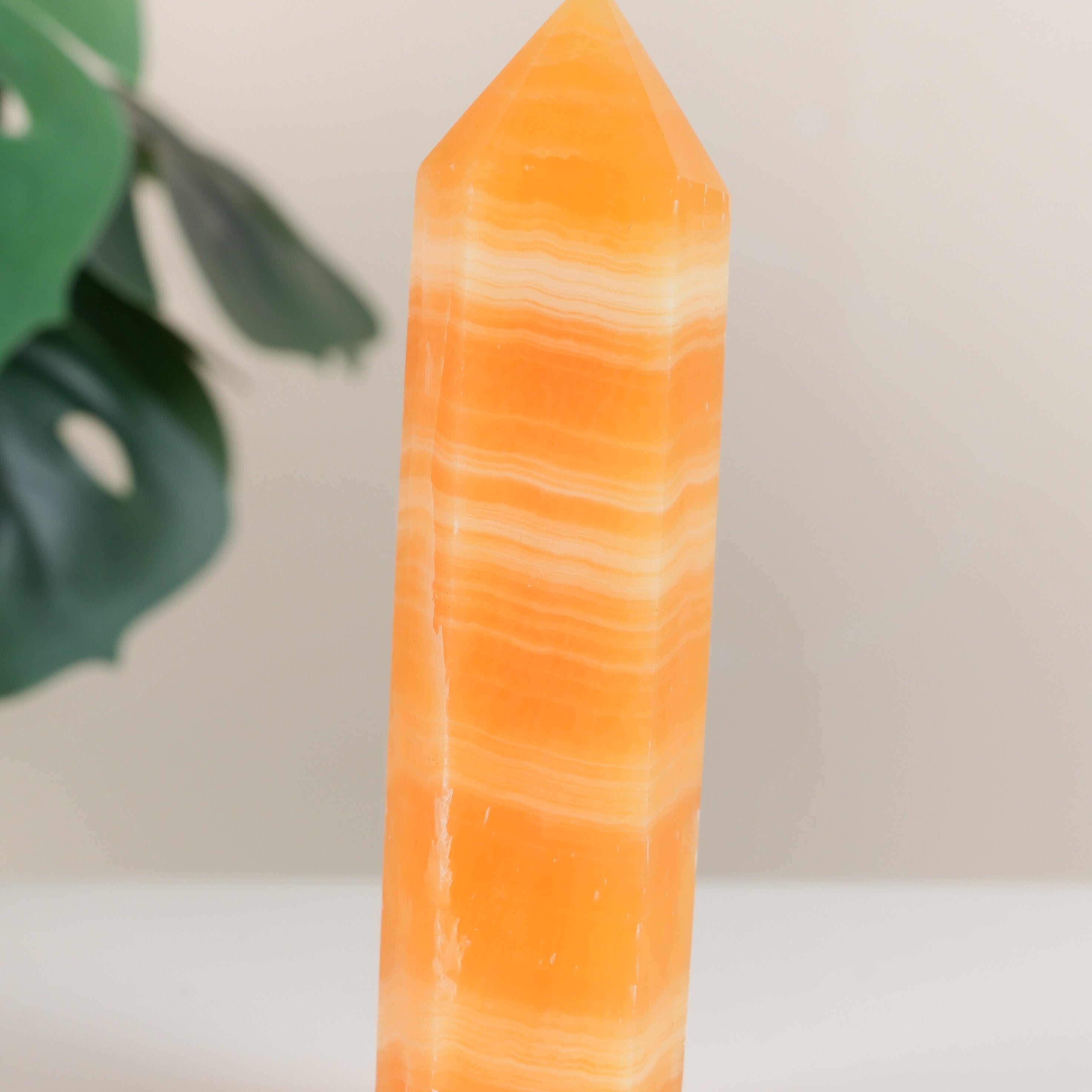 Orange Calcite Tower