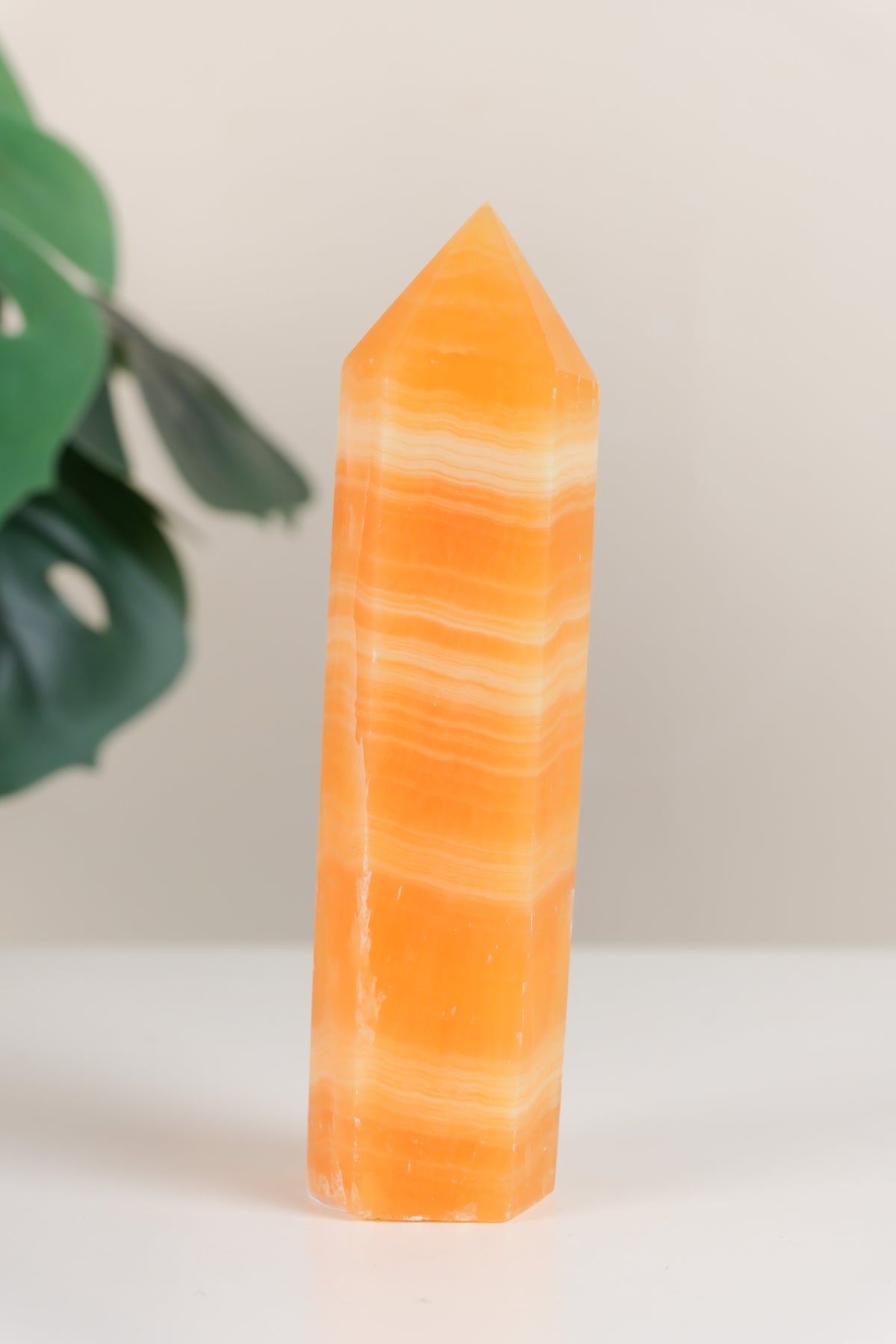 Orange Calcite Tower