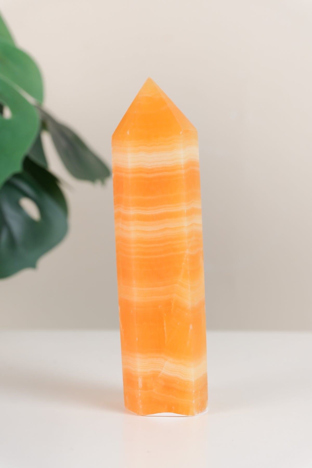 Orange Calcite Tower
