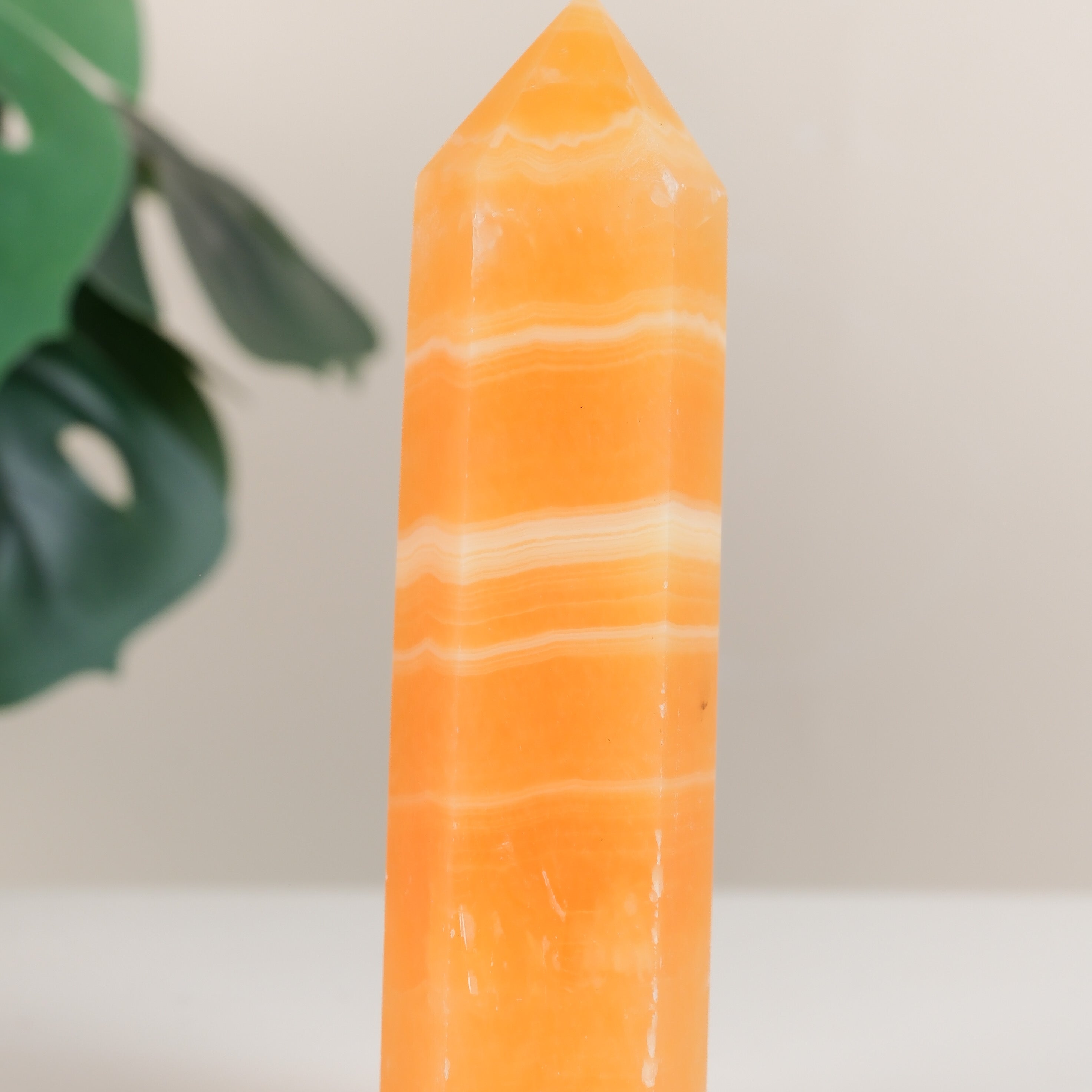 Orange Calcite Tower