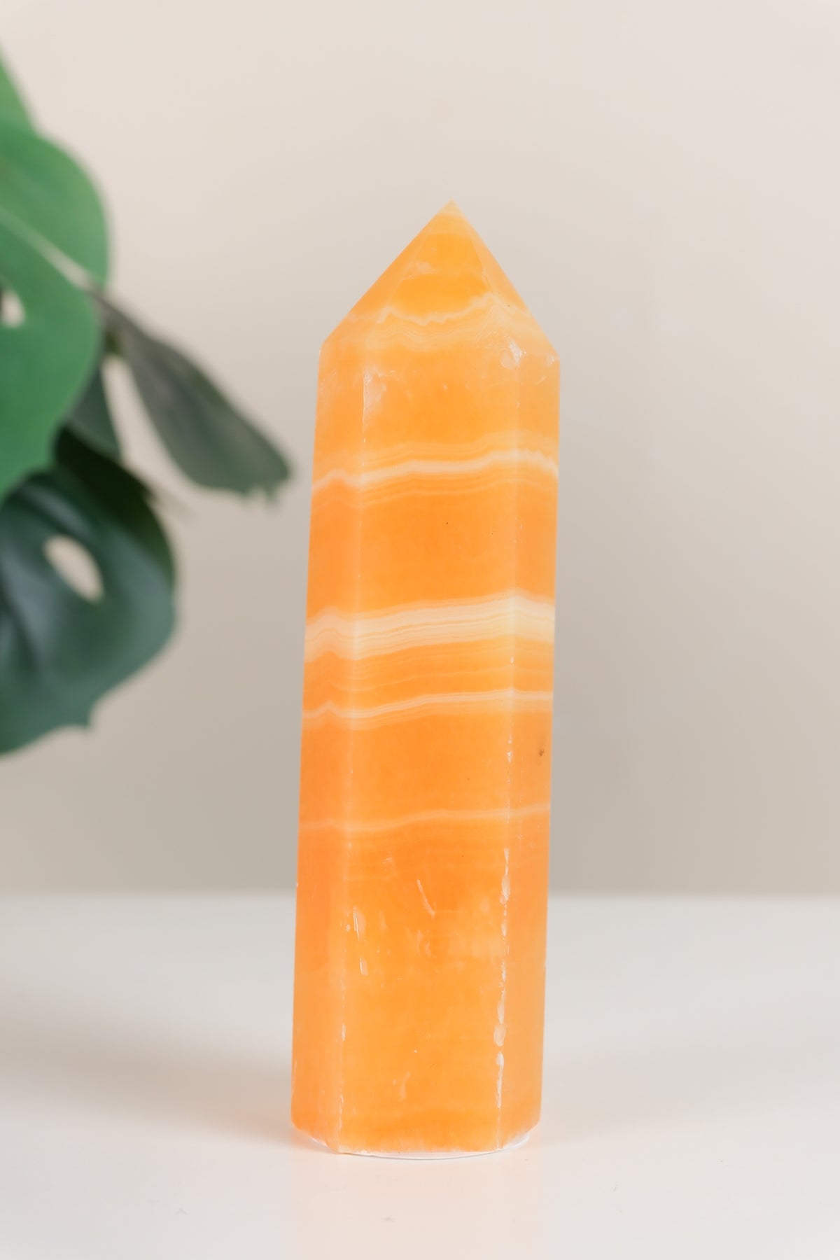 Orange Calcite Tower
