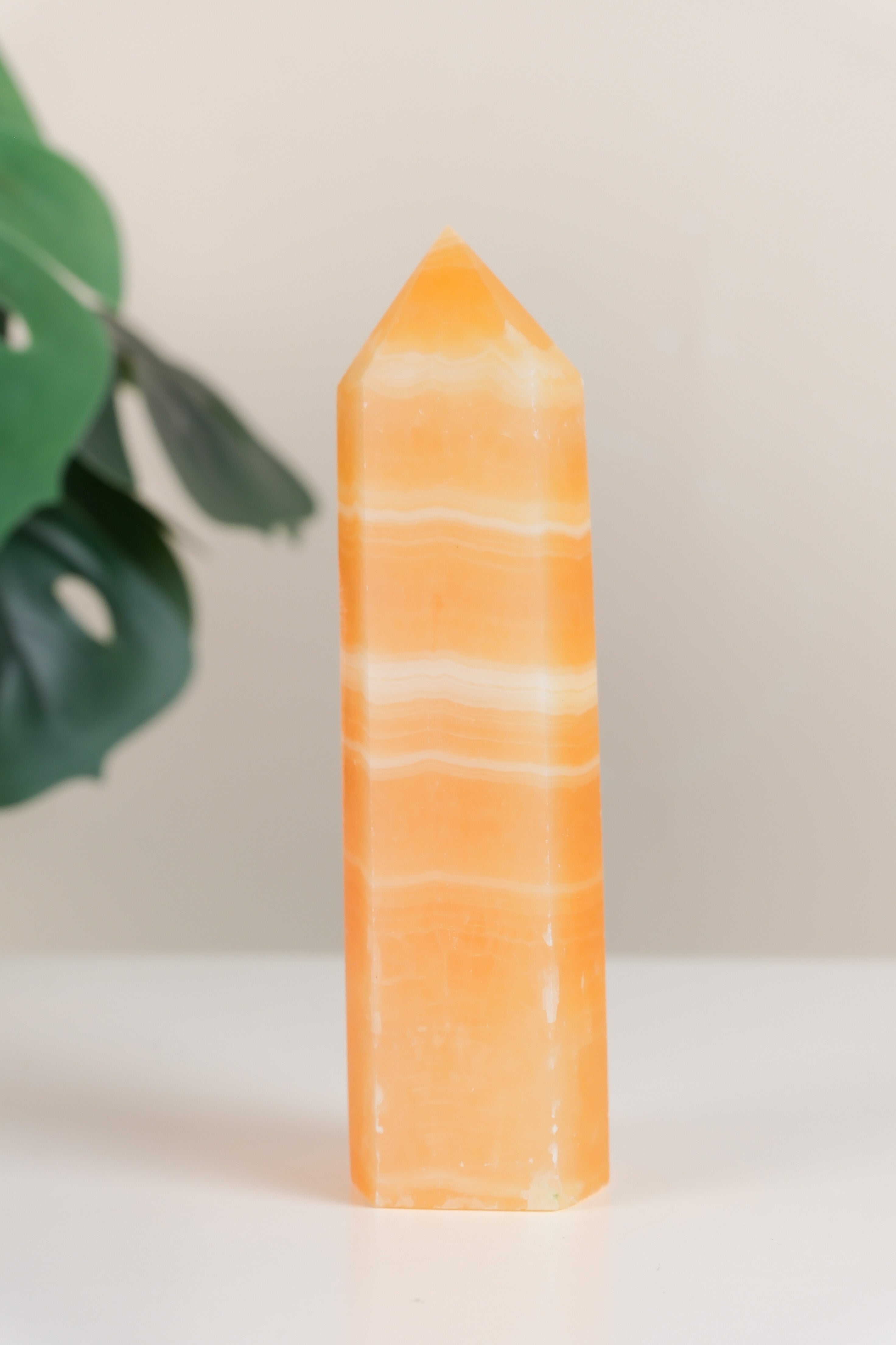 Orange Calcite Tower