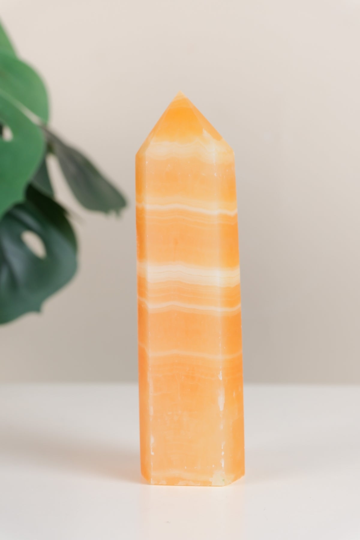 Orange Calcite Tower