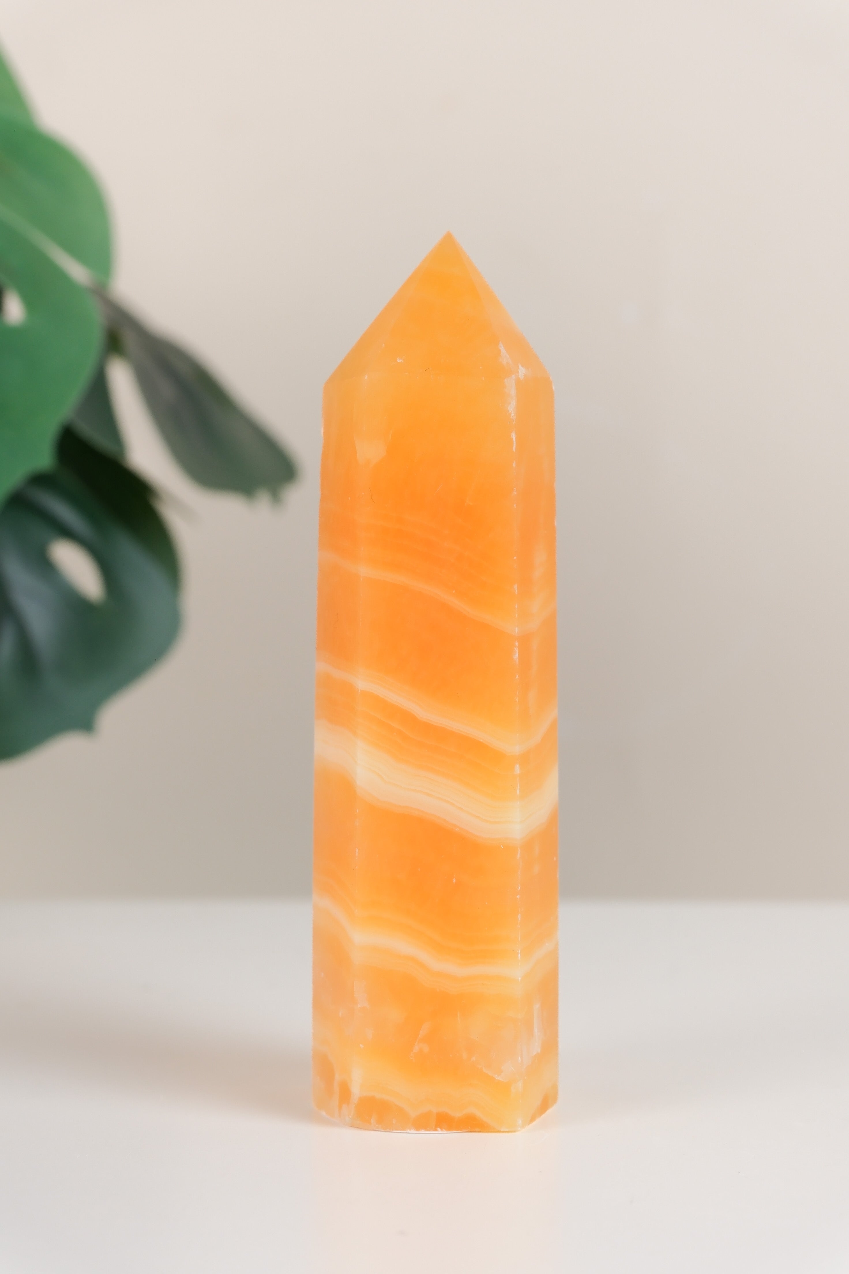 Orange Calcite Tower