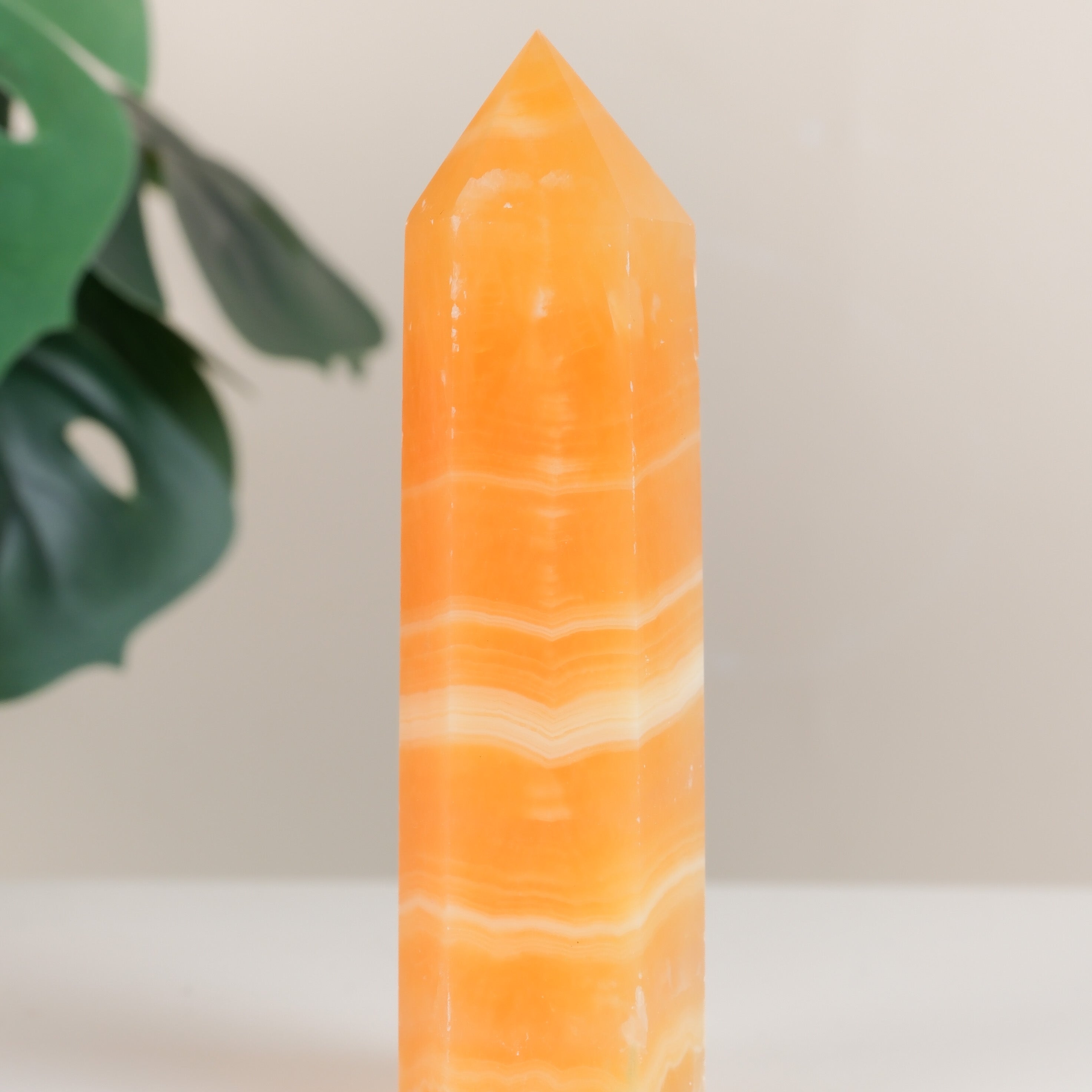 Orange Calcite Tower