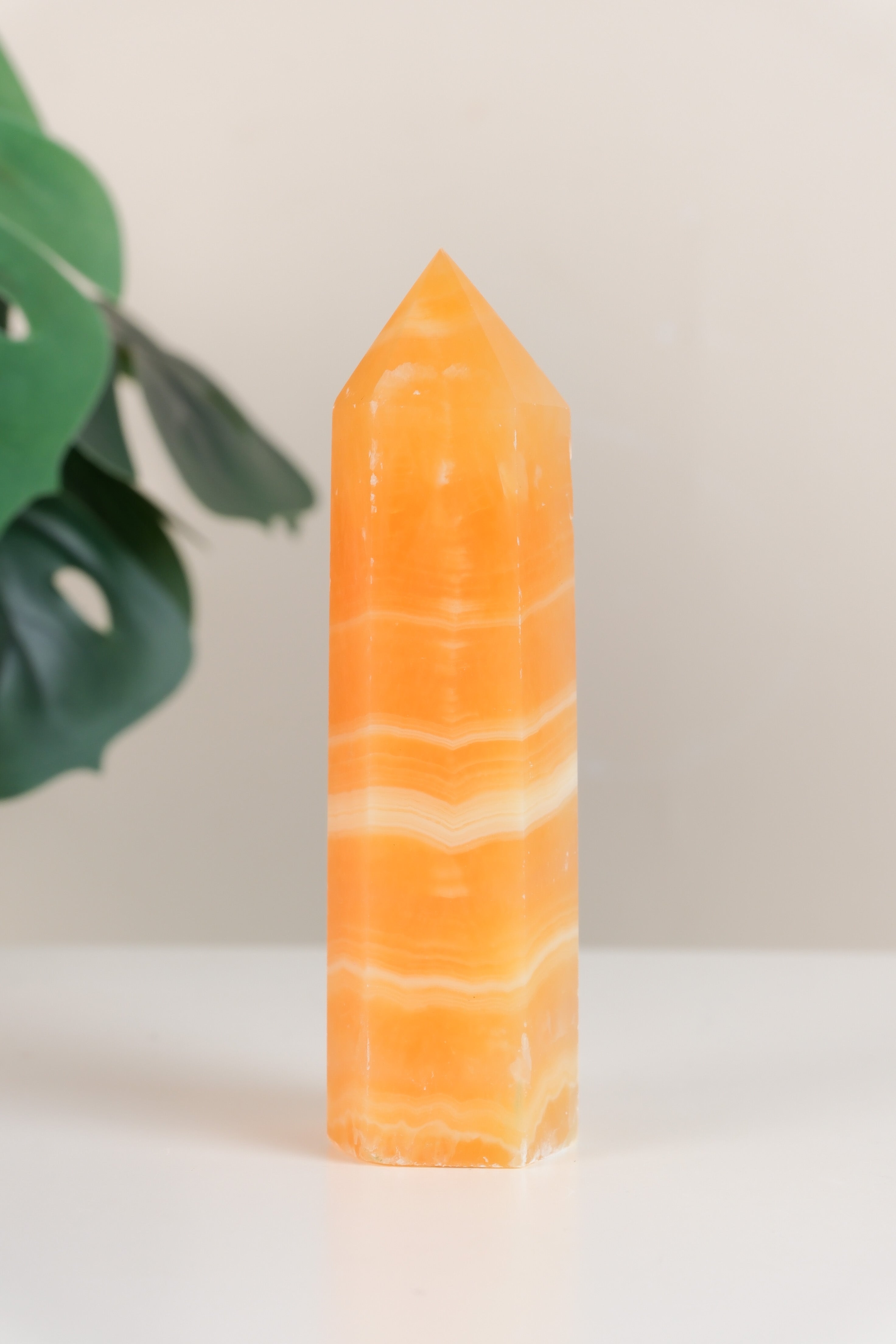 Orange Calcite Tower