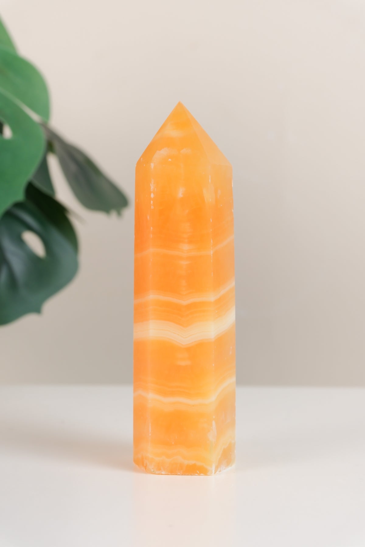 Orange Calcite Tower