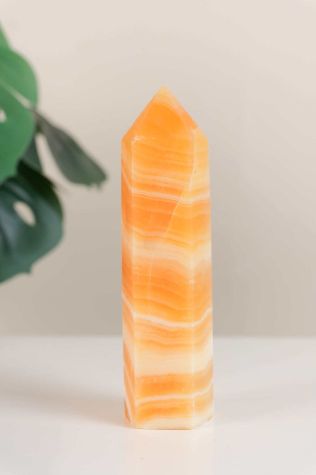 Orange Calcite Tower